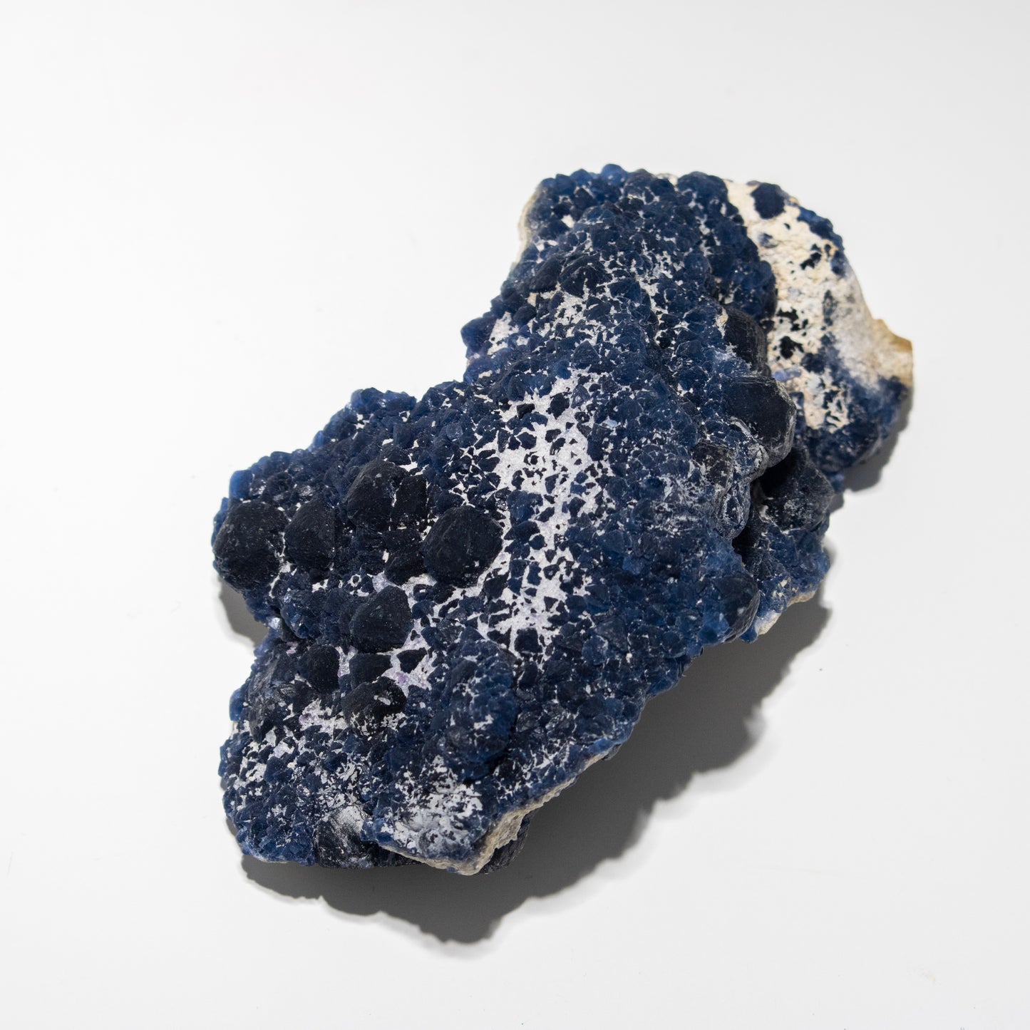 Blueberry Blue Fluorite Quartz – Huanggangliang Mine, Inner Mongolia