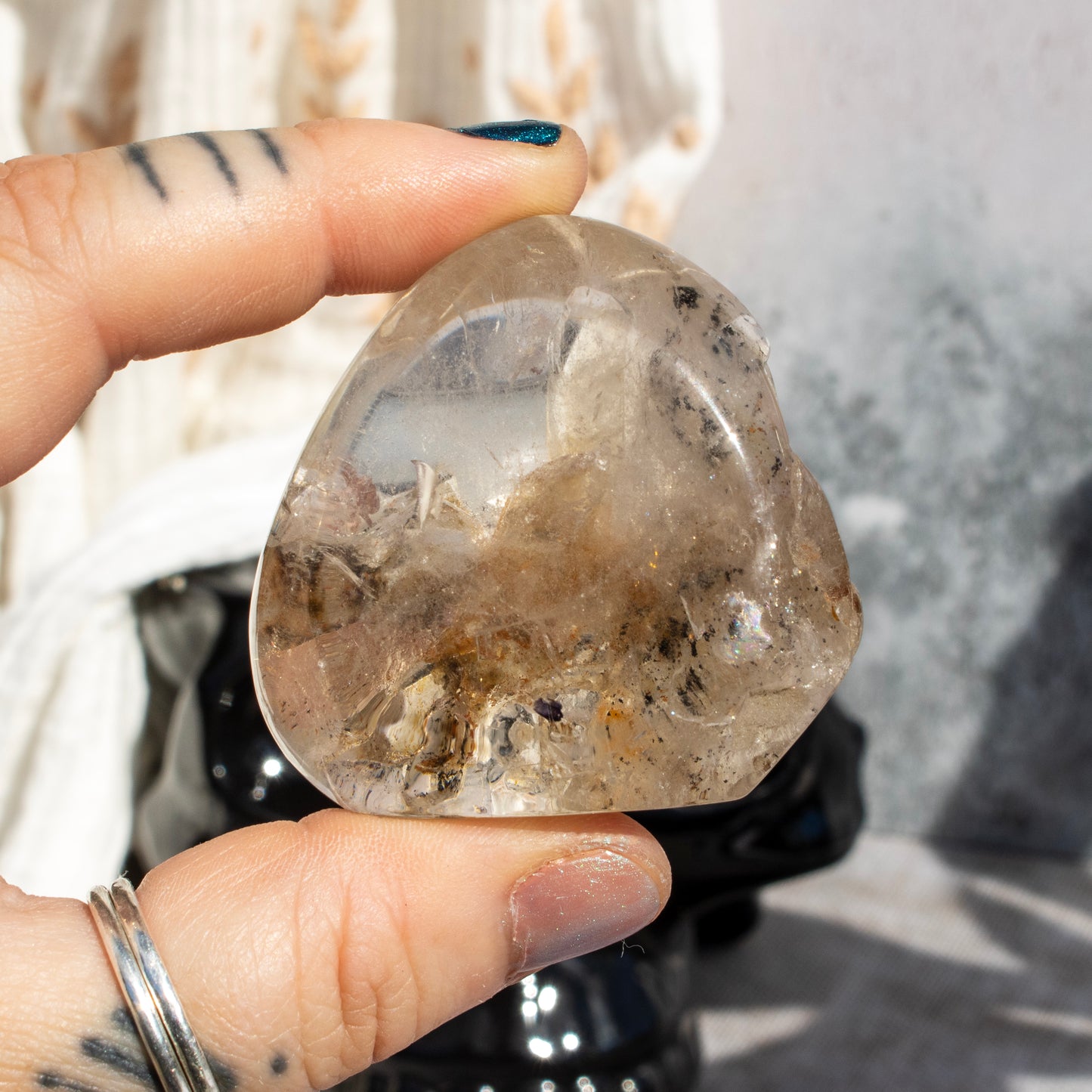 Polished Shaman Quartz Lens