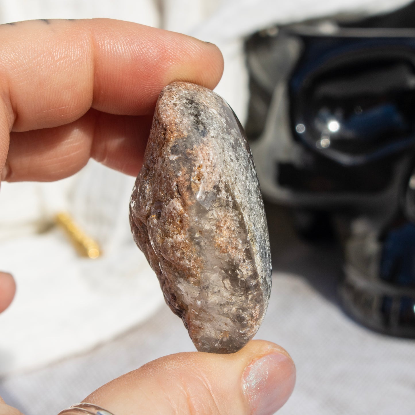 Polished Shaman Quartz Lens