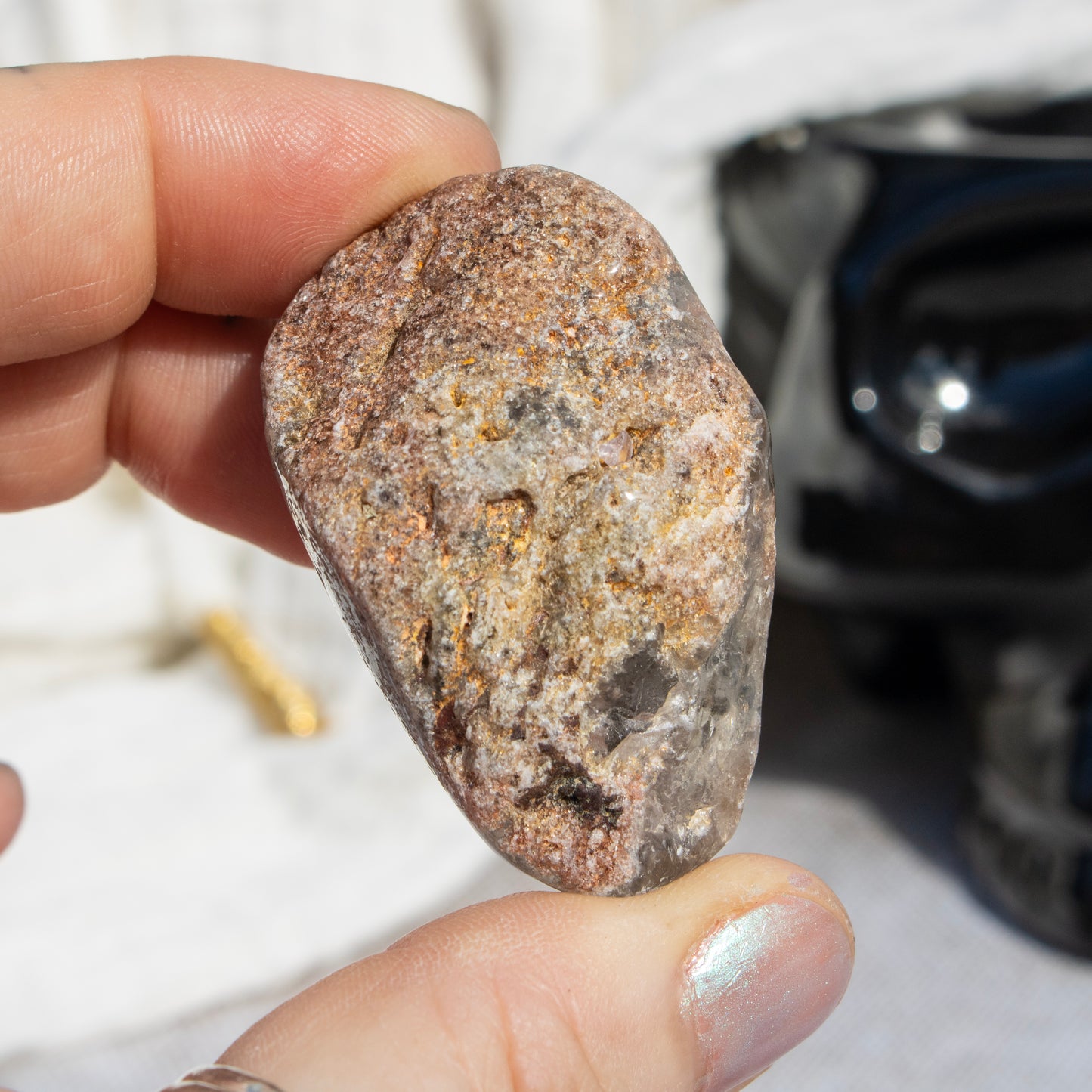Polished Shaman Quartz Lens