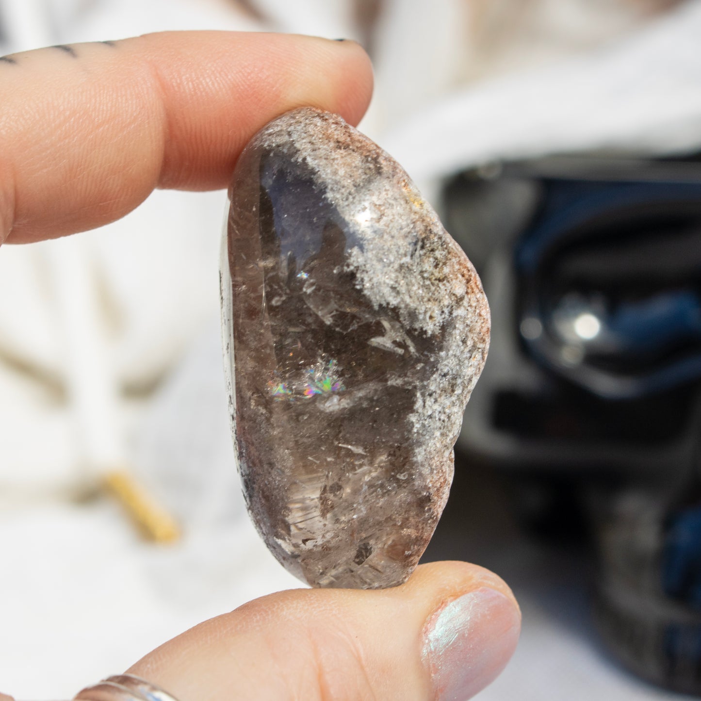 Polished Shaman Quartz Lens