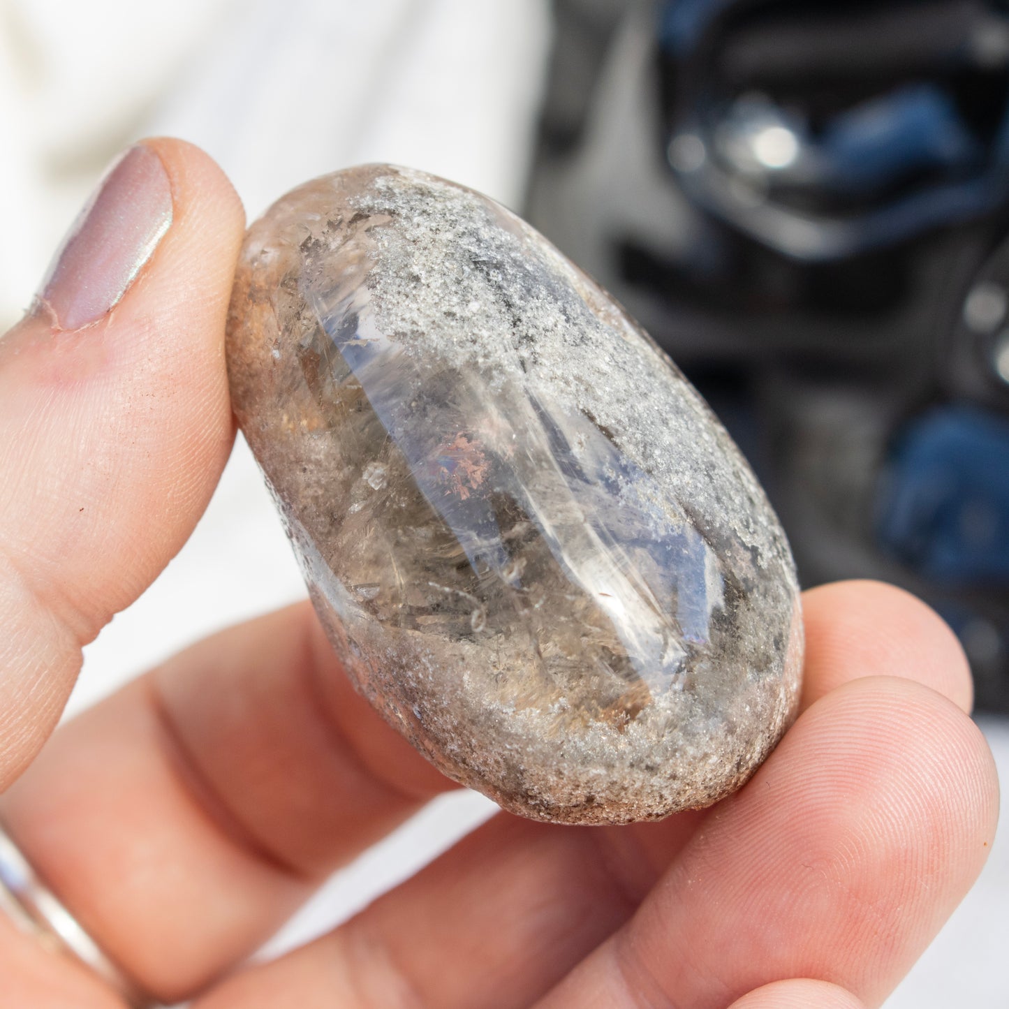 Polished Shaman Quartz Lens