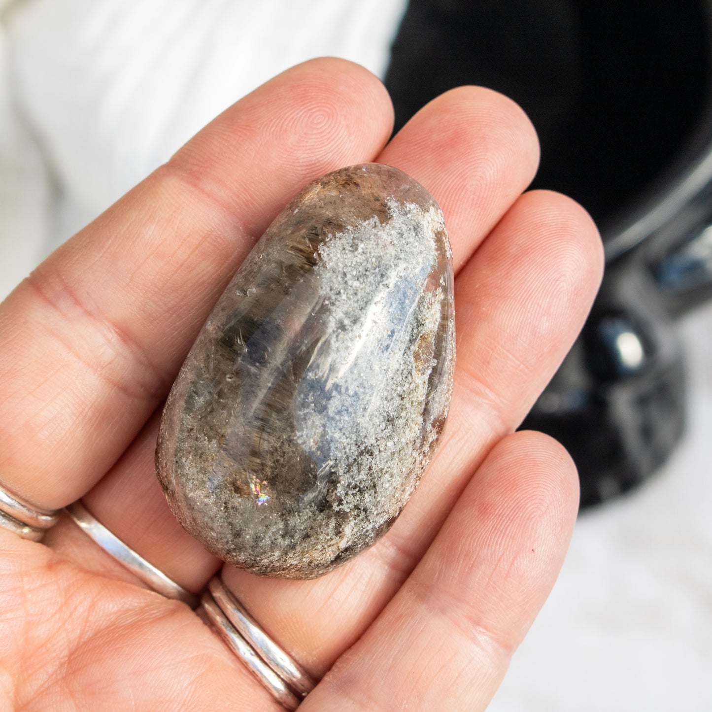 Polished Shaman Quartz Lens