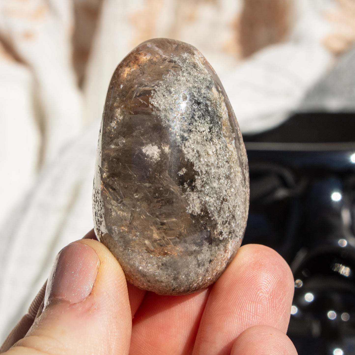 Polished Shaman Quartz Lens