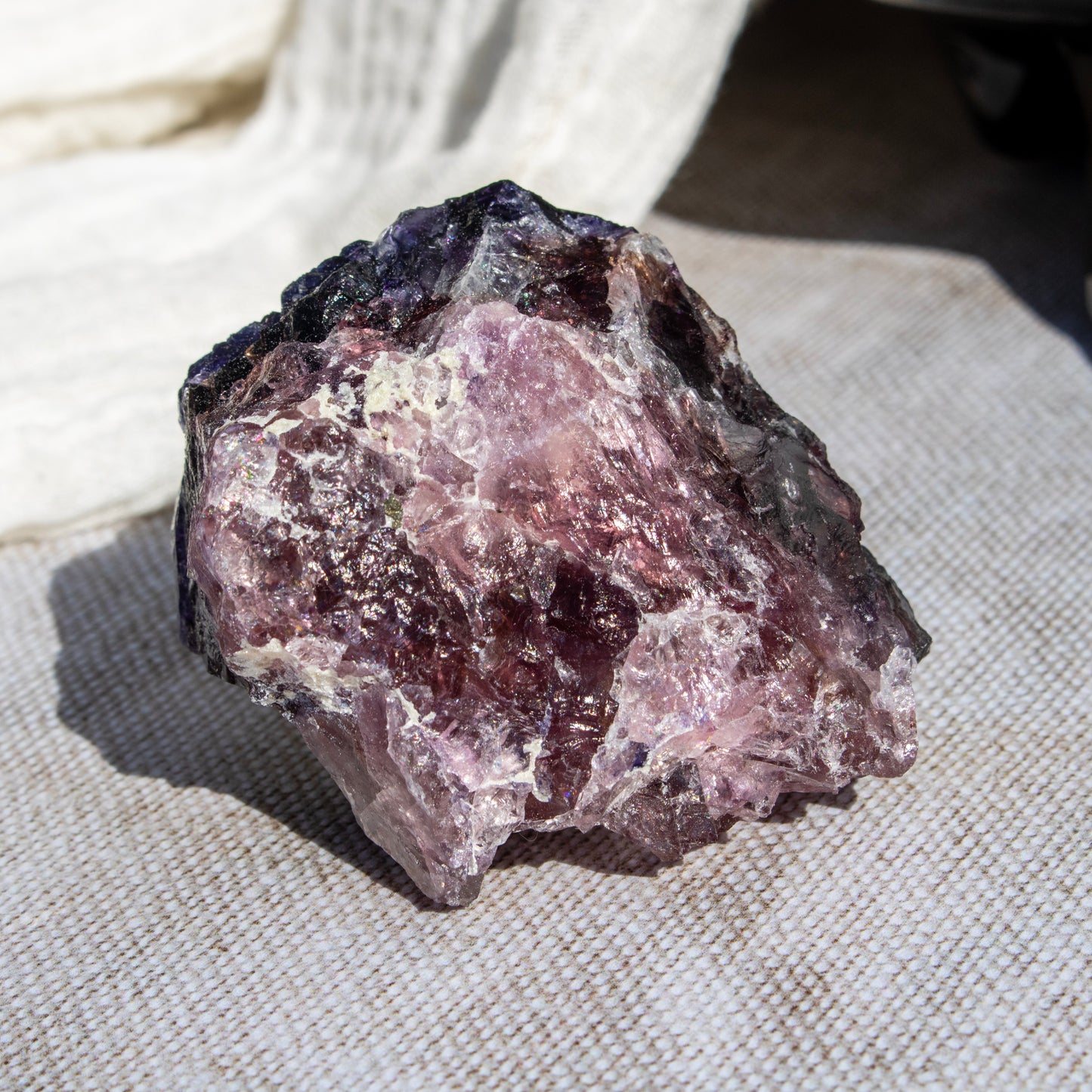 Raw Fluorite Cluster – Mongolia