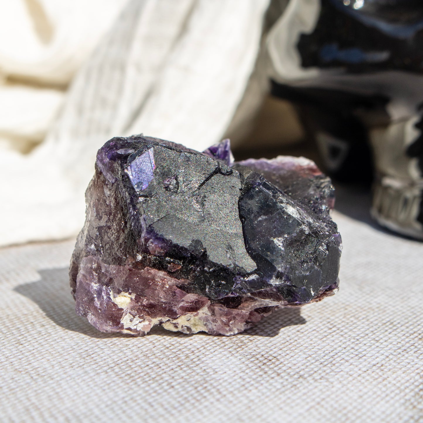 Raw Fluorite Cluster – Mongolia