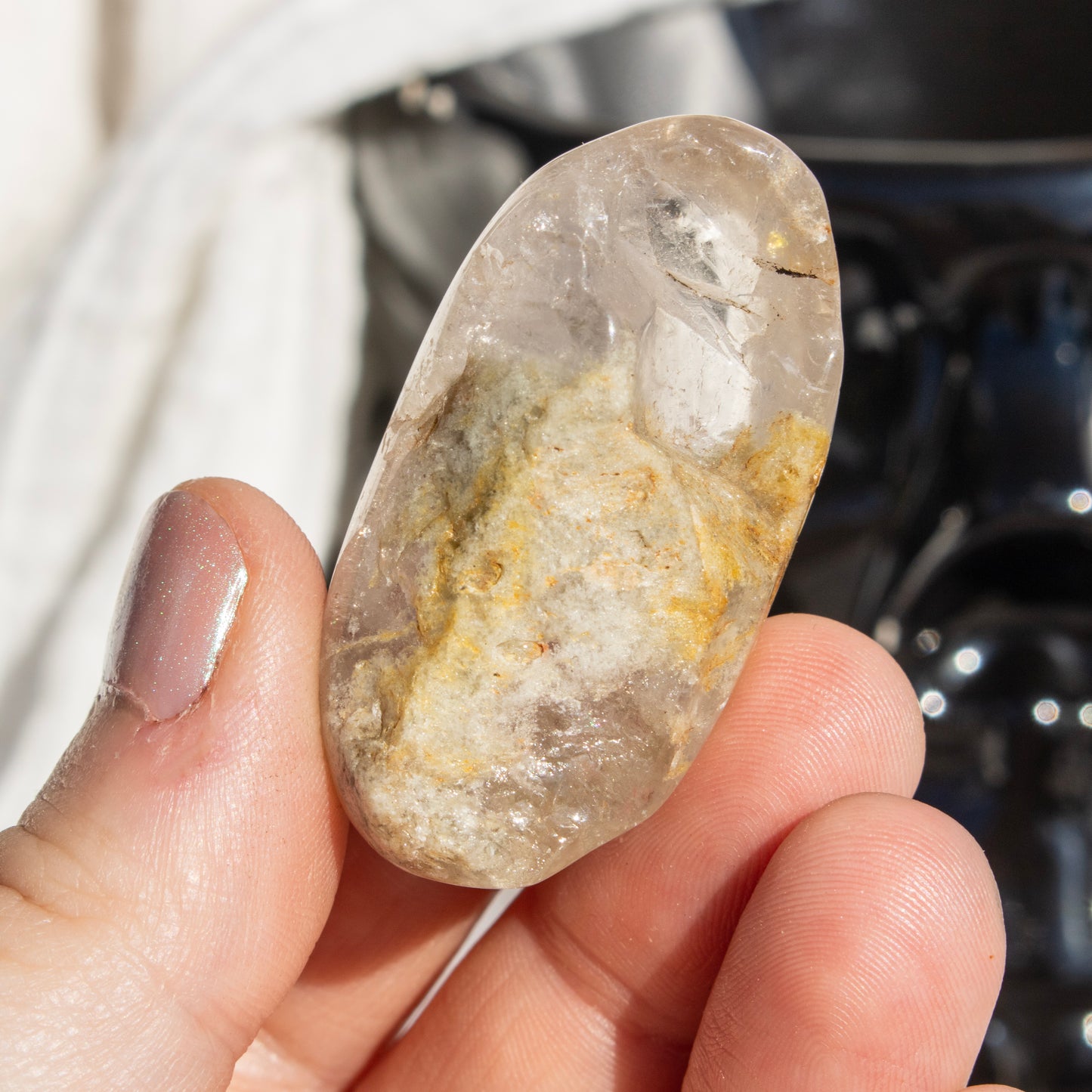 Polished Shaman Quartz Lens