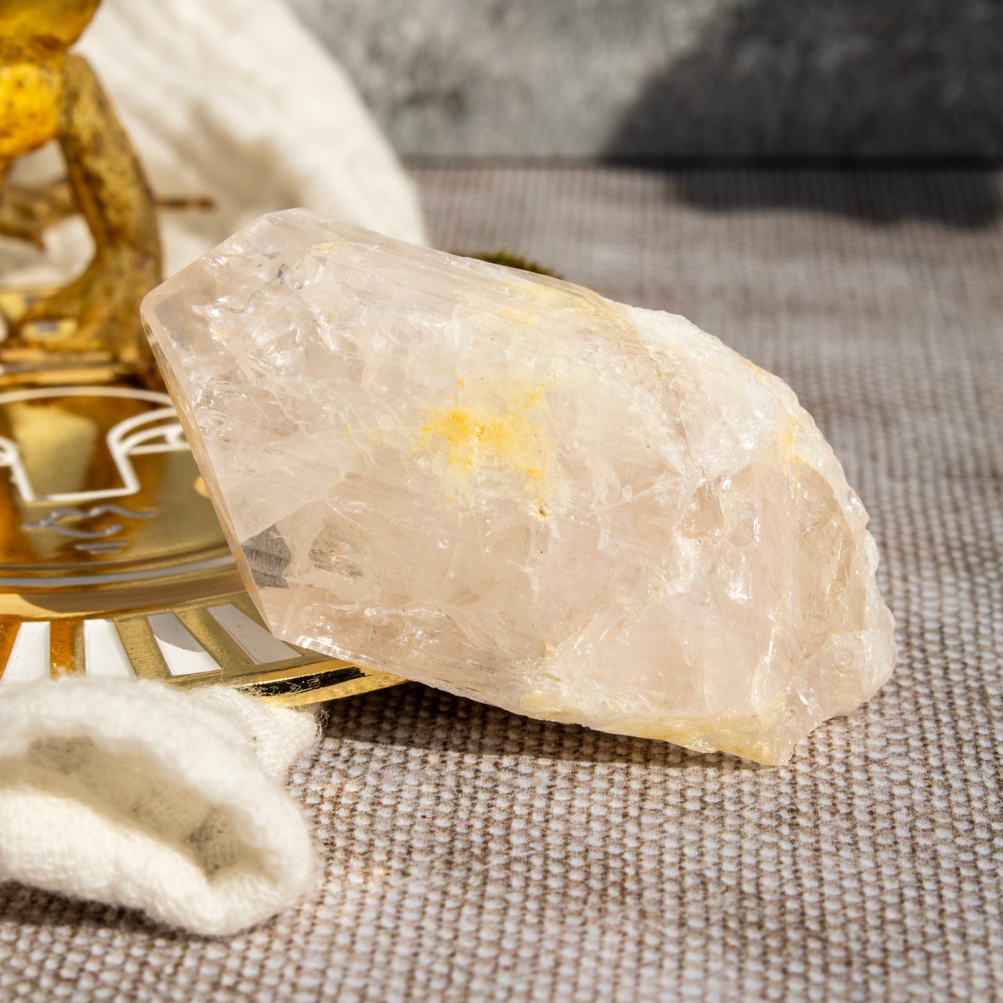 Raw Pink Danburite Crystal Point
