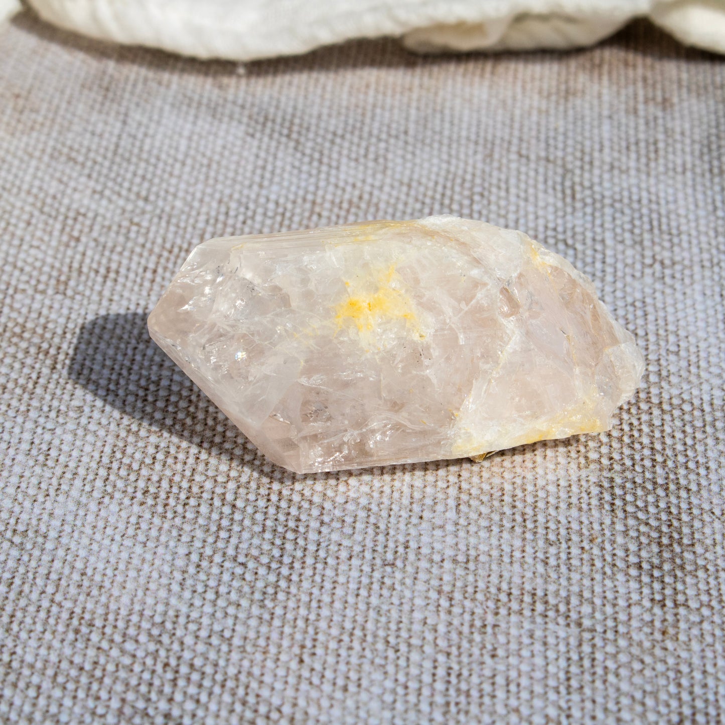 Raw Pink Danburite Crystal Point