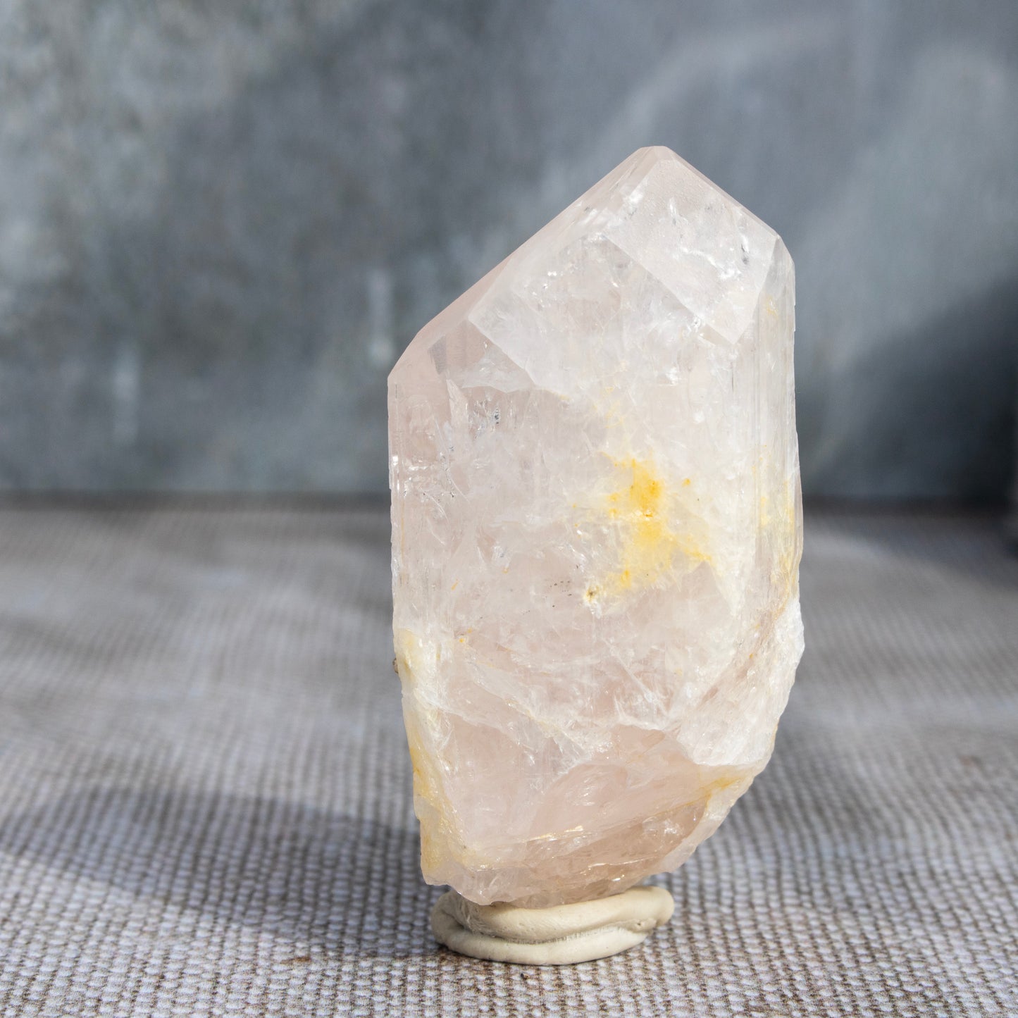 Raw Pink Danburite Crystal Point