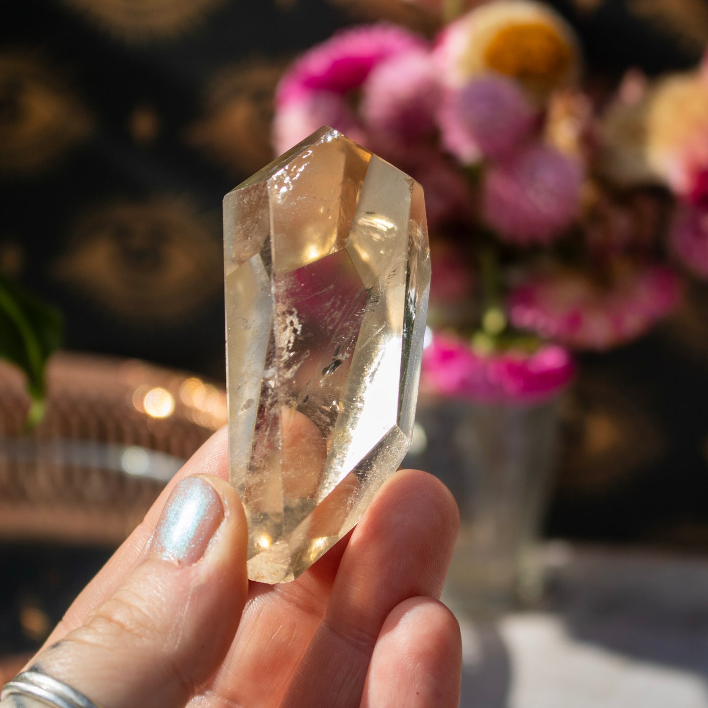 Polished Quartz Polyhedron