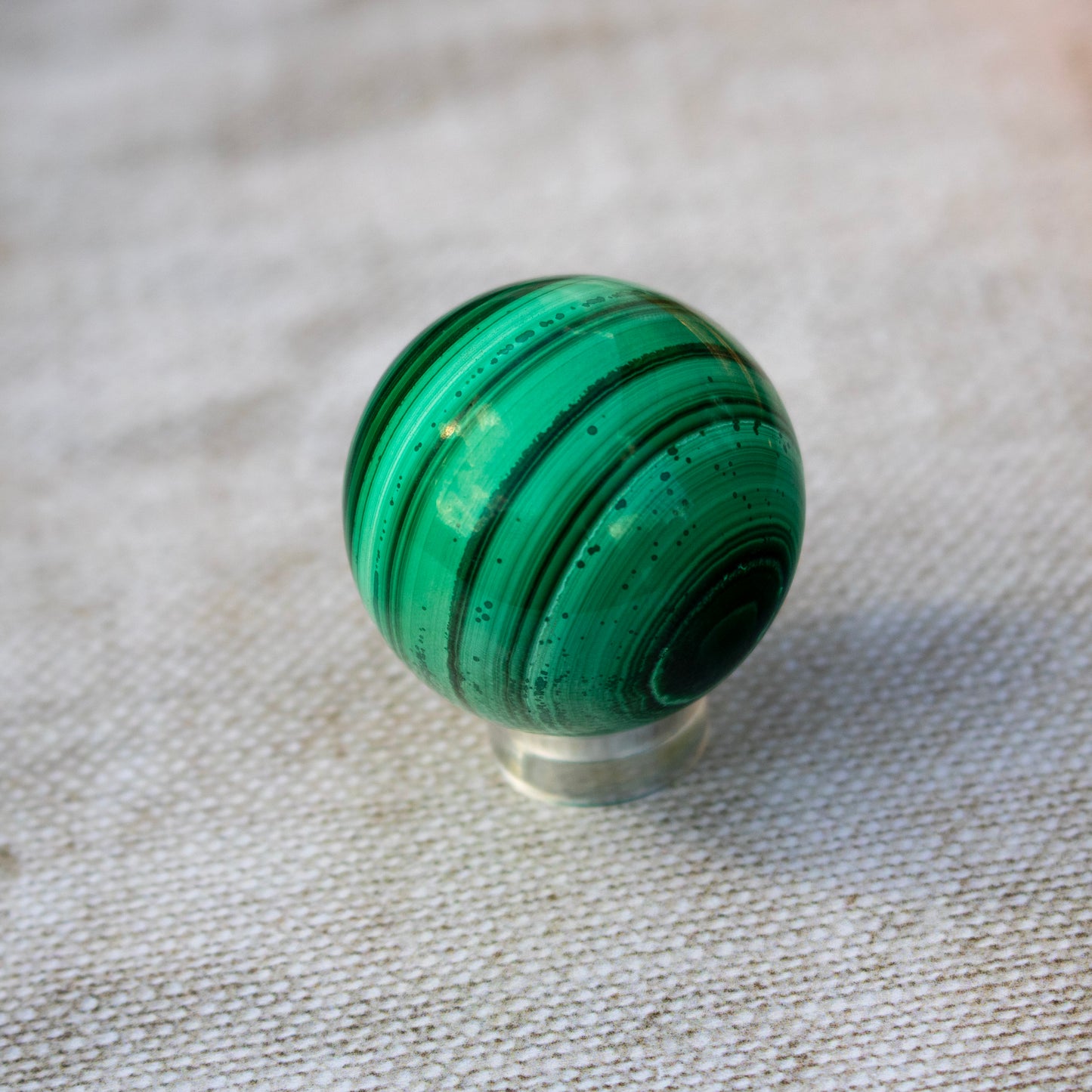Malachite Crystal Sphere