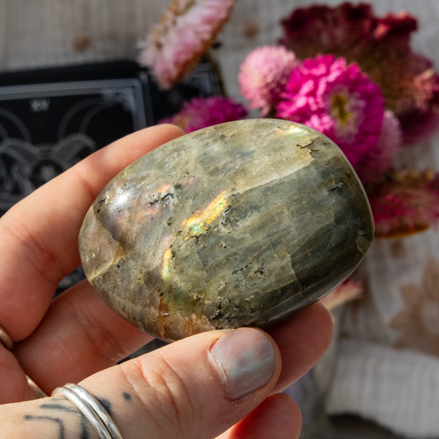 Labradorite Palmstone