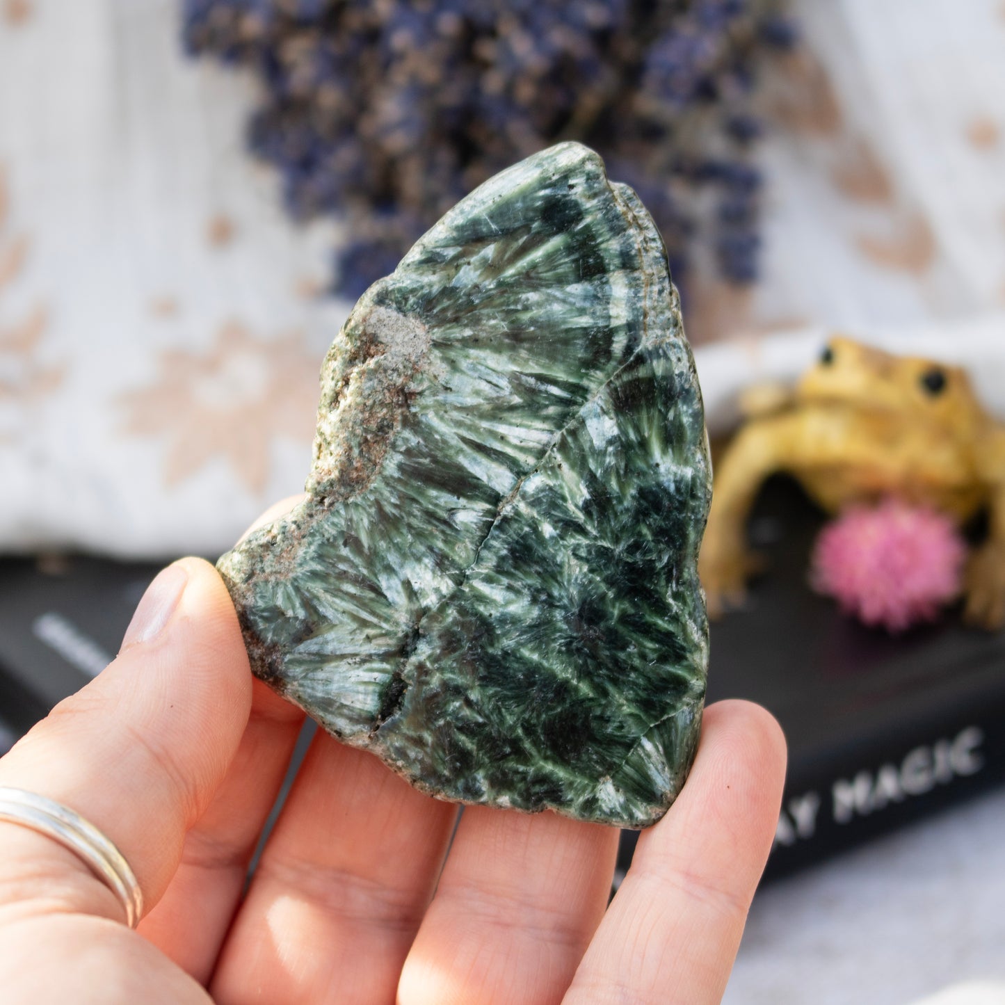 Polished Seraphinite Slice