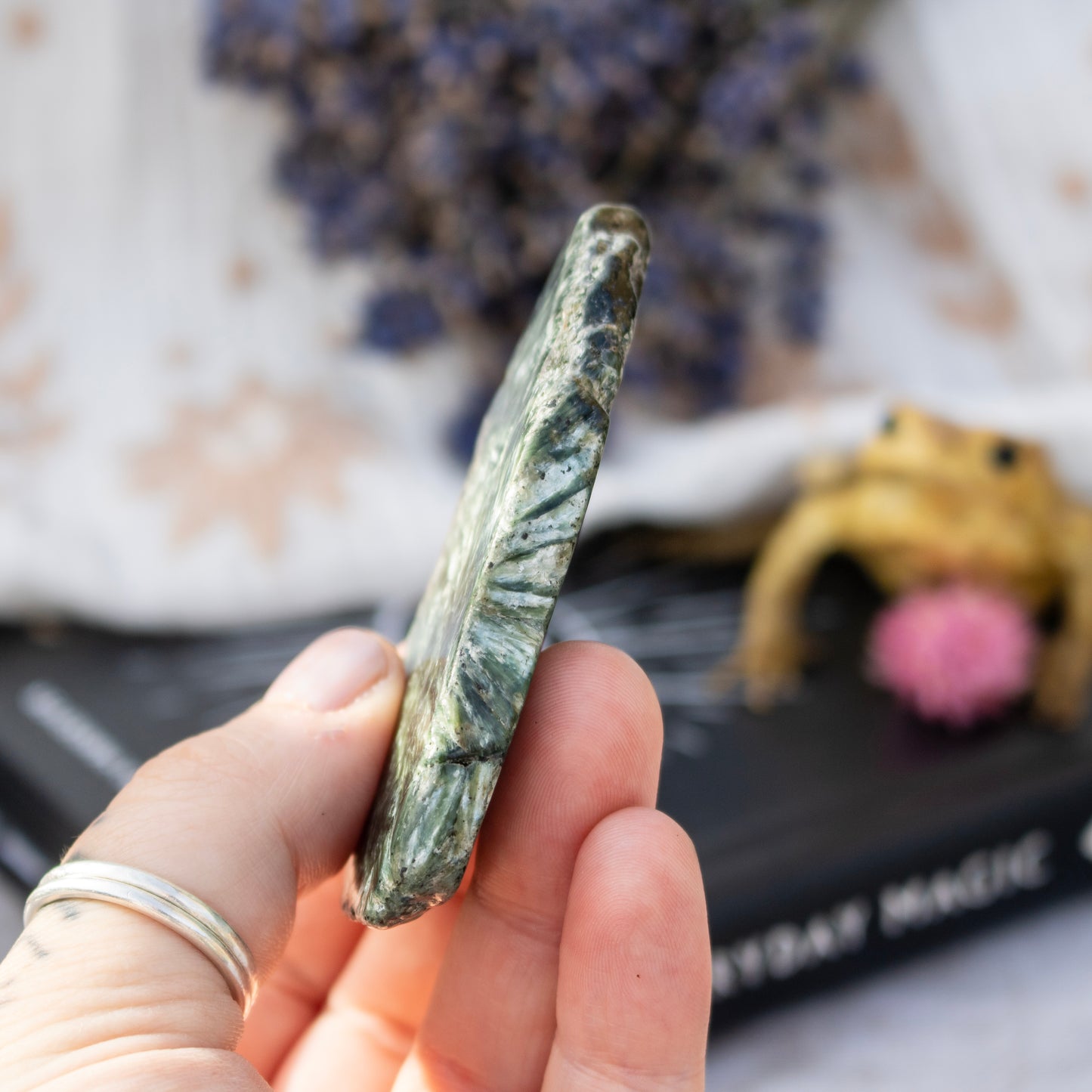 Polished Seraphinite Slice