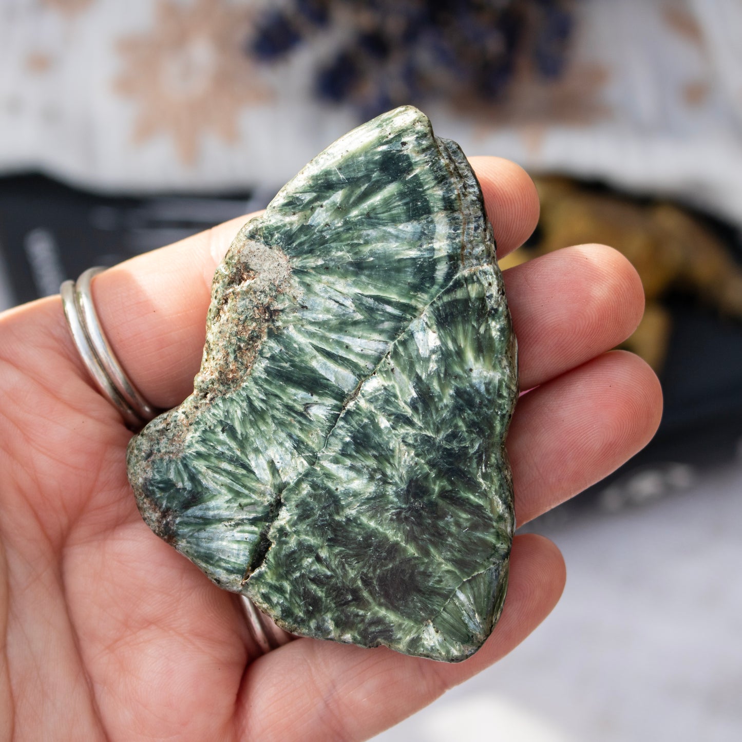 Polished Seraphinite Slice