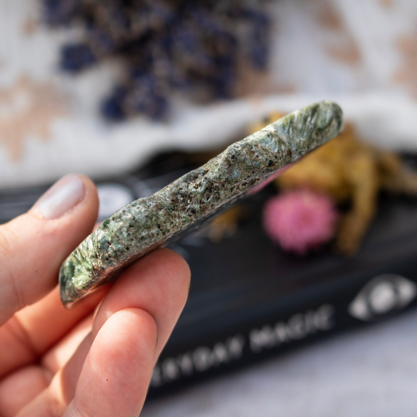 Polished Seraphinite Slice
