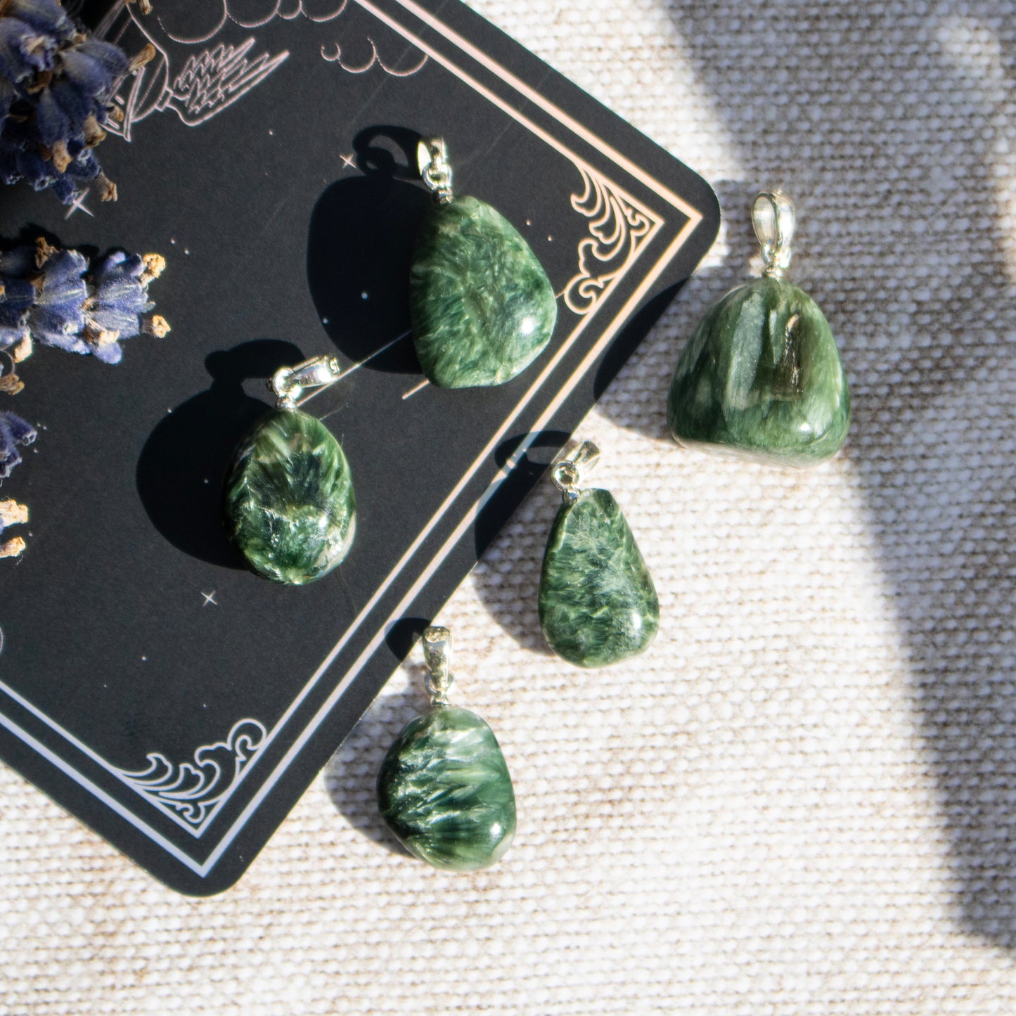 Seraphinite Tumble Necklace Pendant