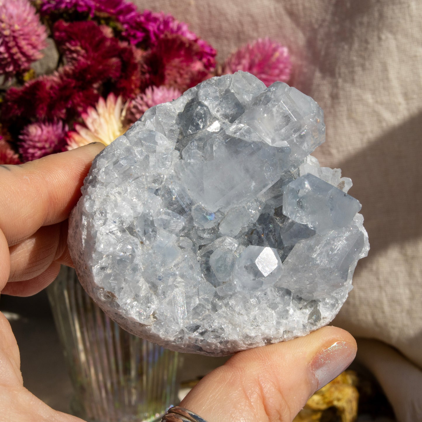 Celestite Cluster (Madagascar)
