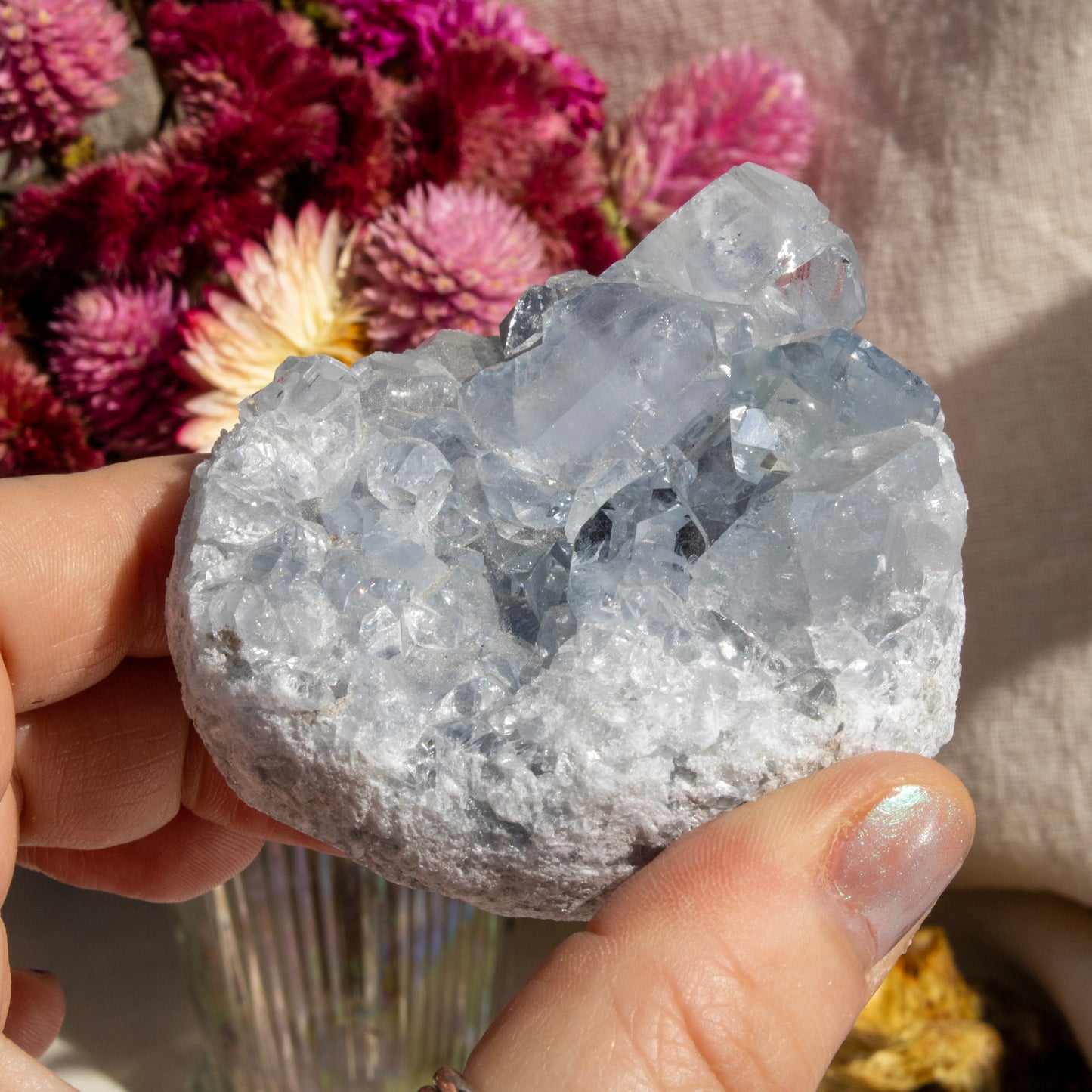 Celestite Cluster (Madagascar)