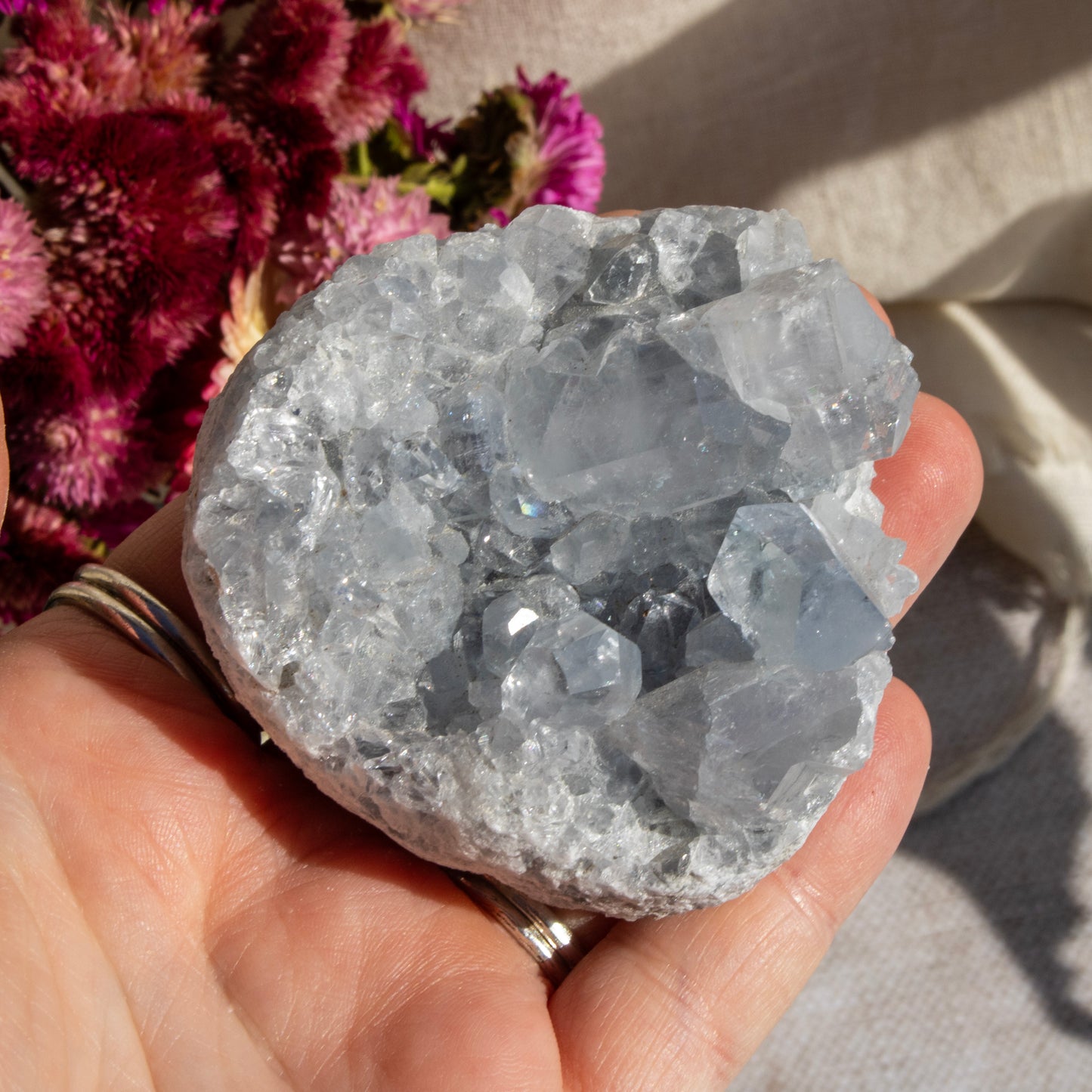 Celestite Cluster (Madagascar)