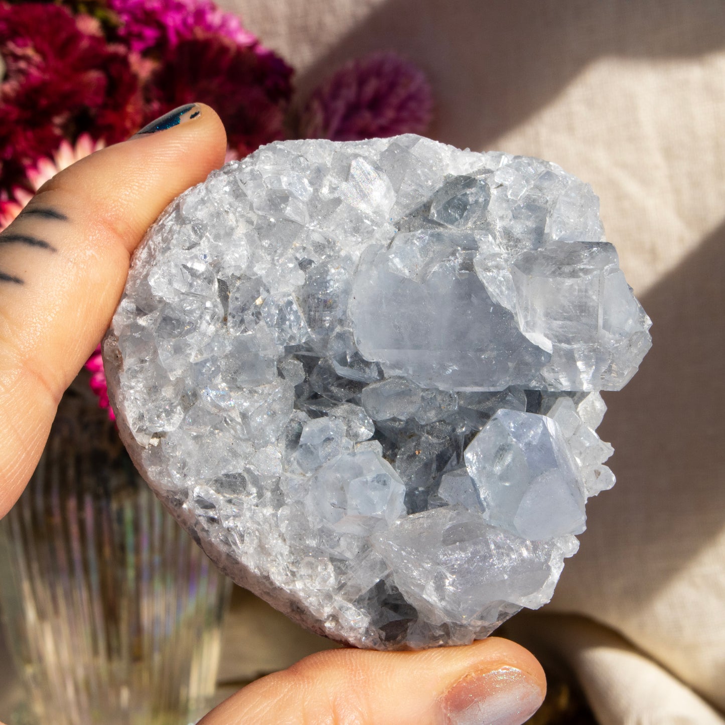 Celestite Cluster (Madagascar)