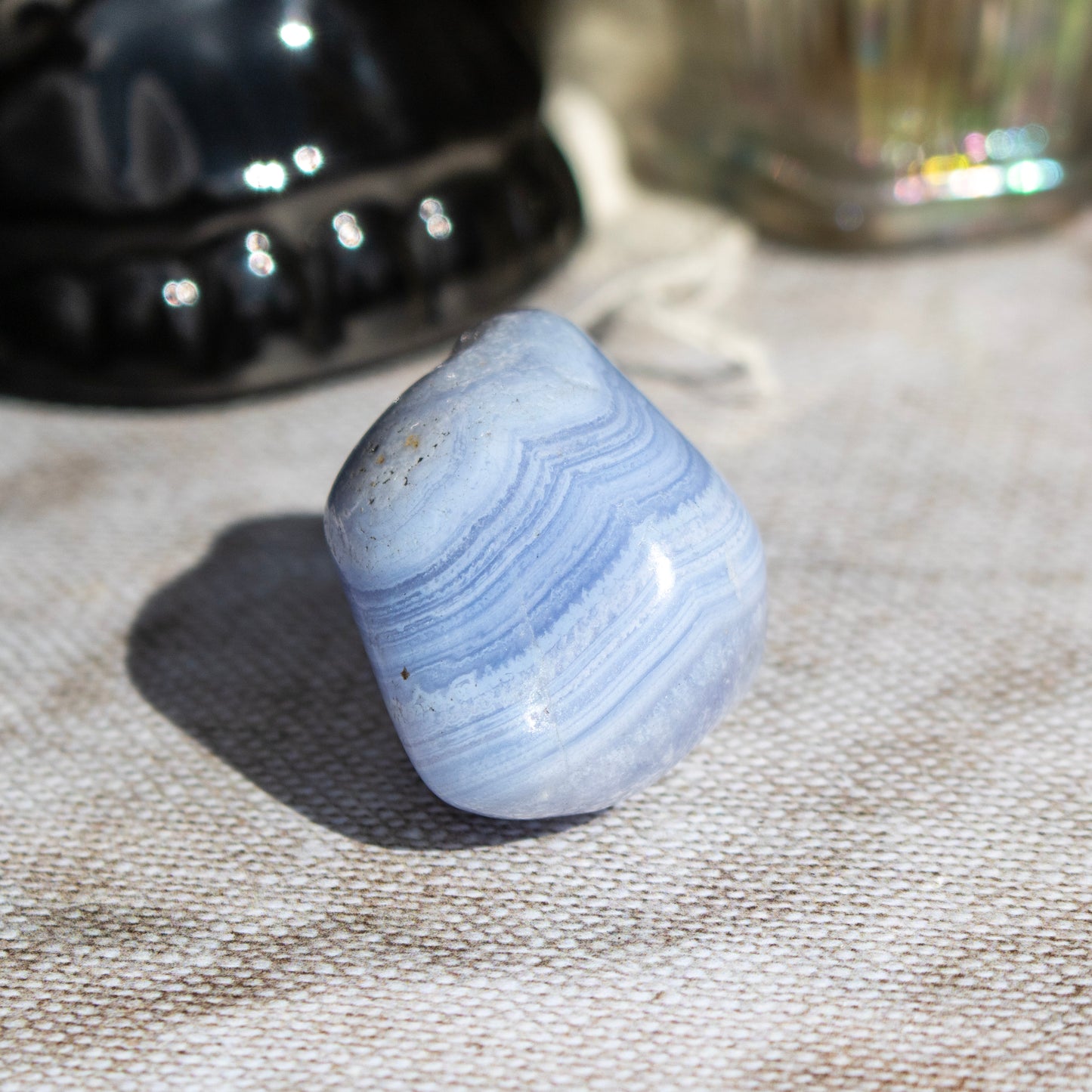 Blue Lace Agate Tumblestone