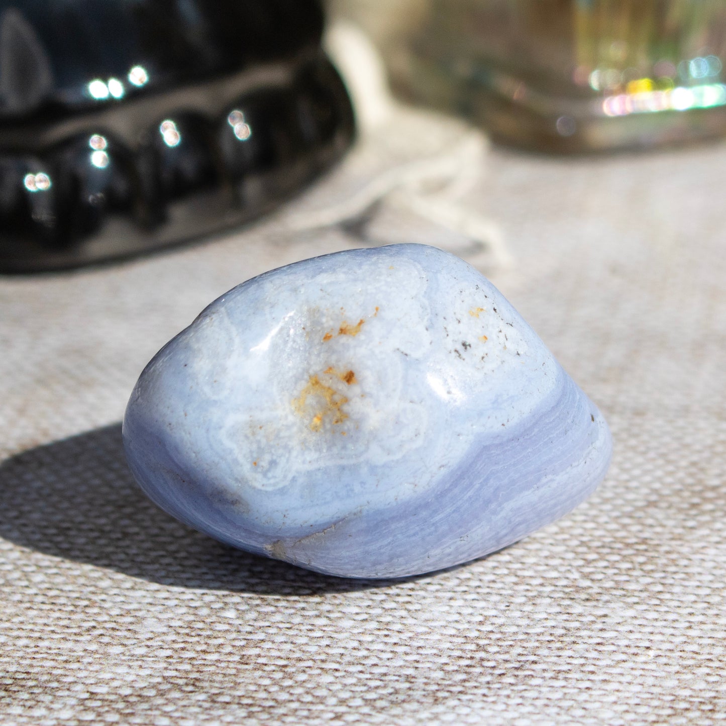 Blue Lace Agate Tumblestone