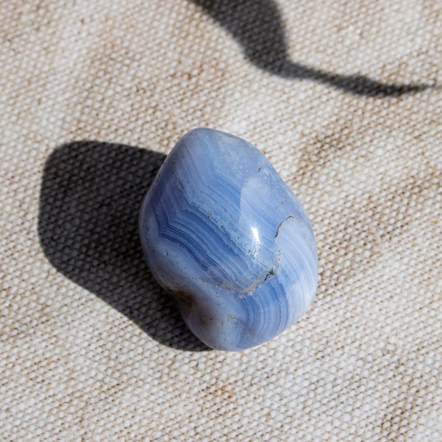 Blue Lace Agate Tumblestone