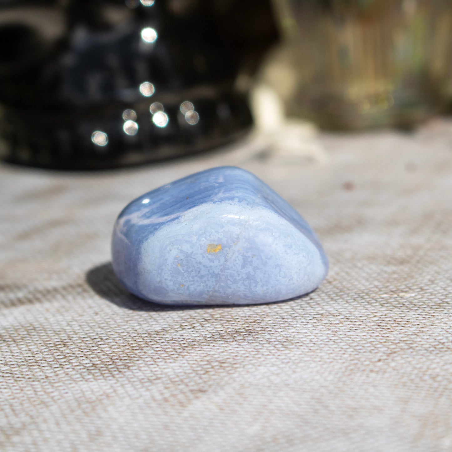 Blue Lace Agate Tumblestone