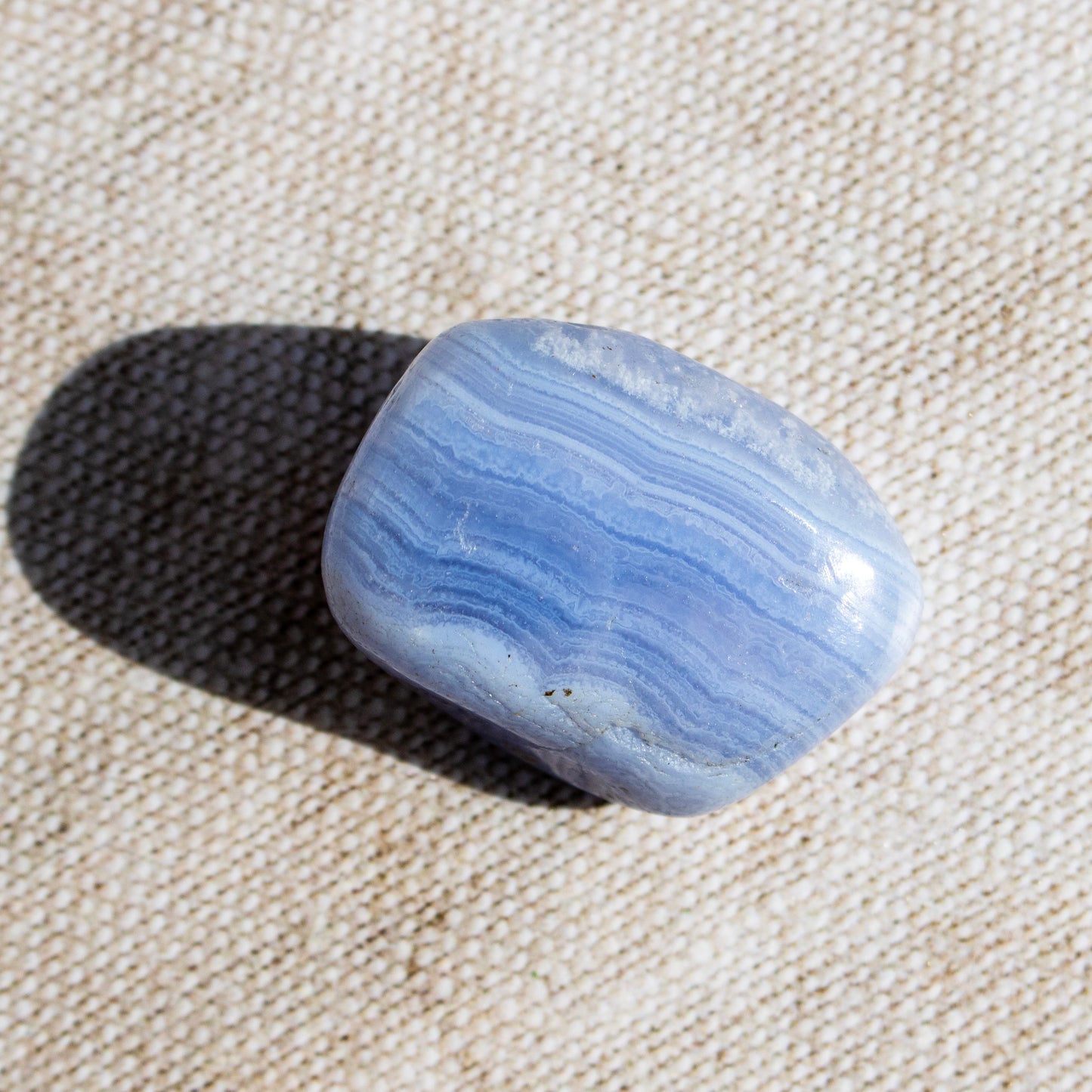 Blue Lace Agate Tumblestone