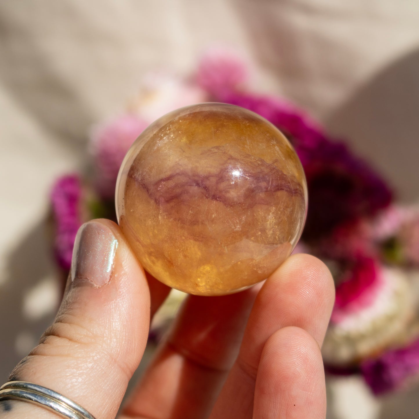 Candy Fluorite Sphere
