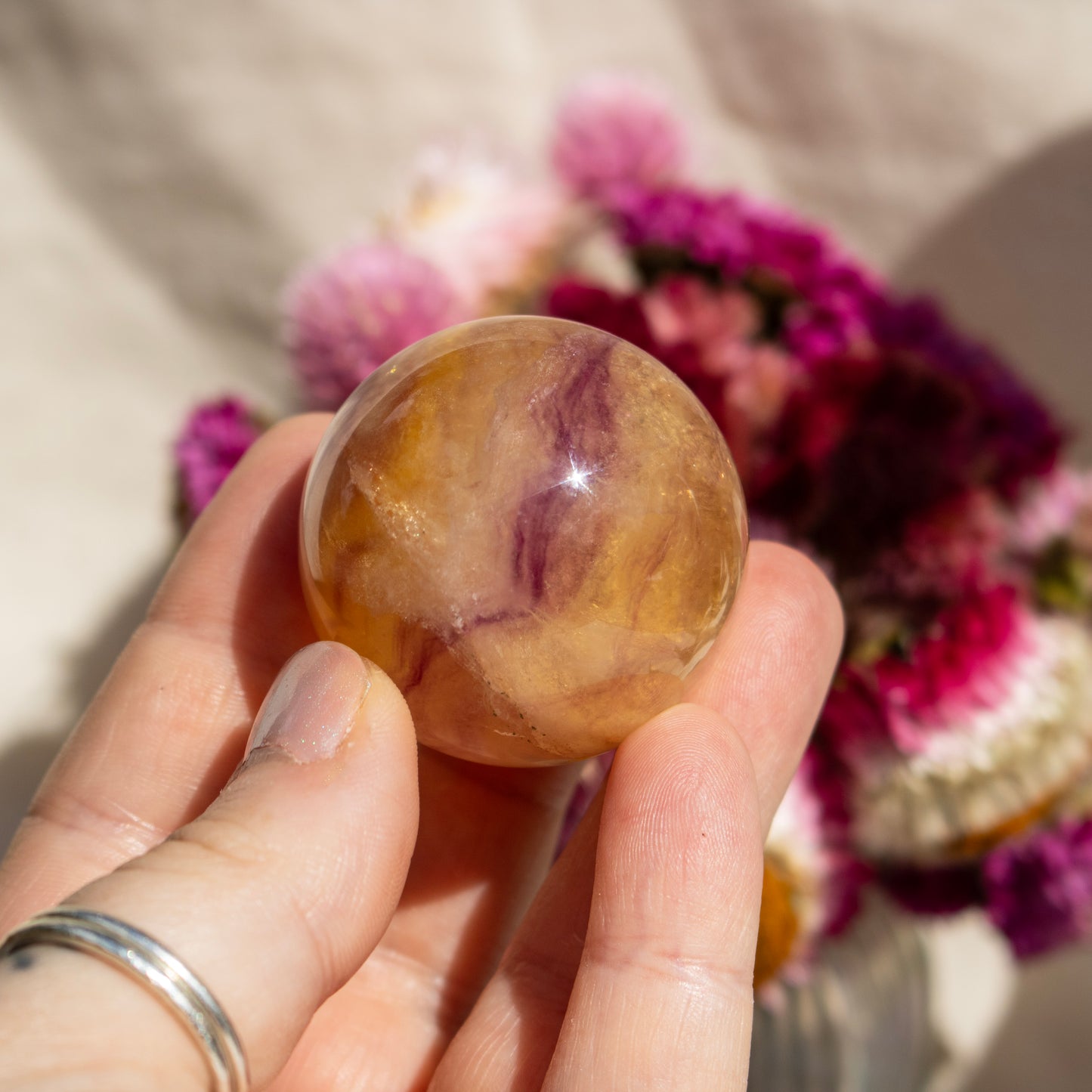 Candy Fluorite Sphere