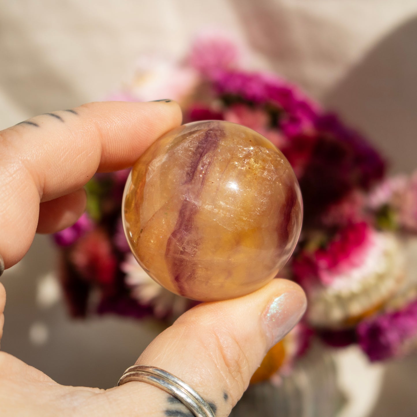 Candy Fluorite Sphere