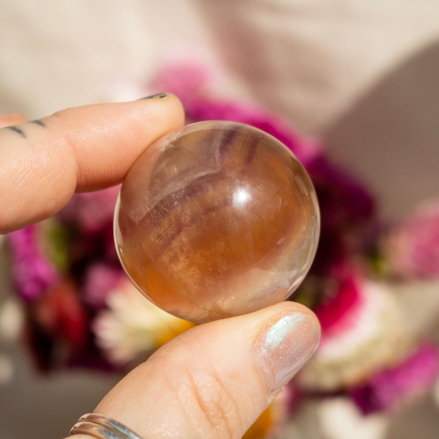 Candy Fluorite Sphere