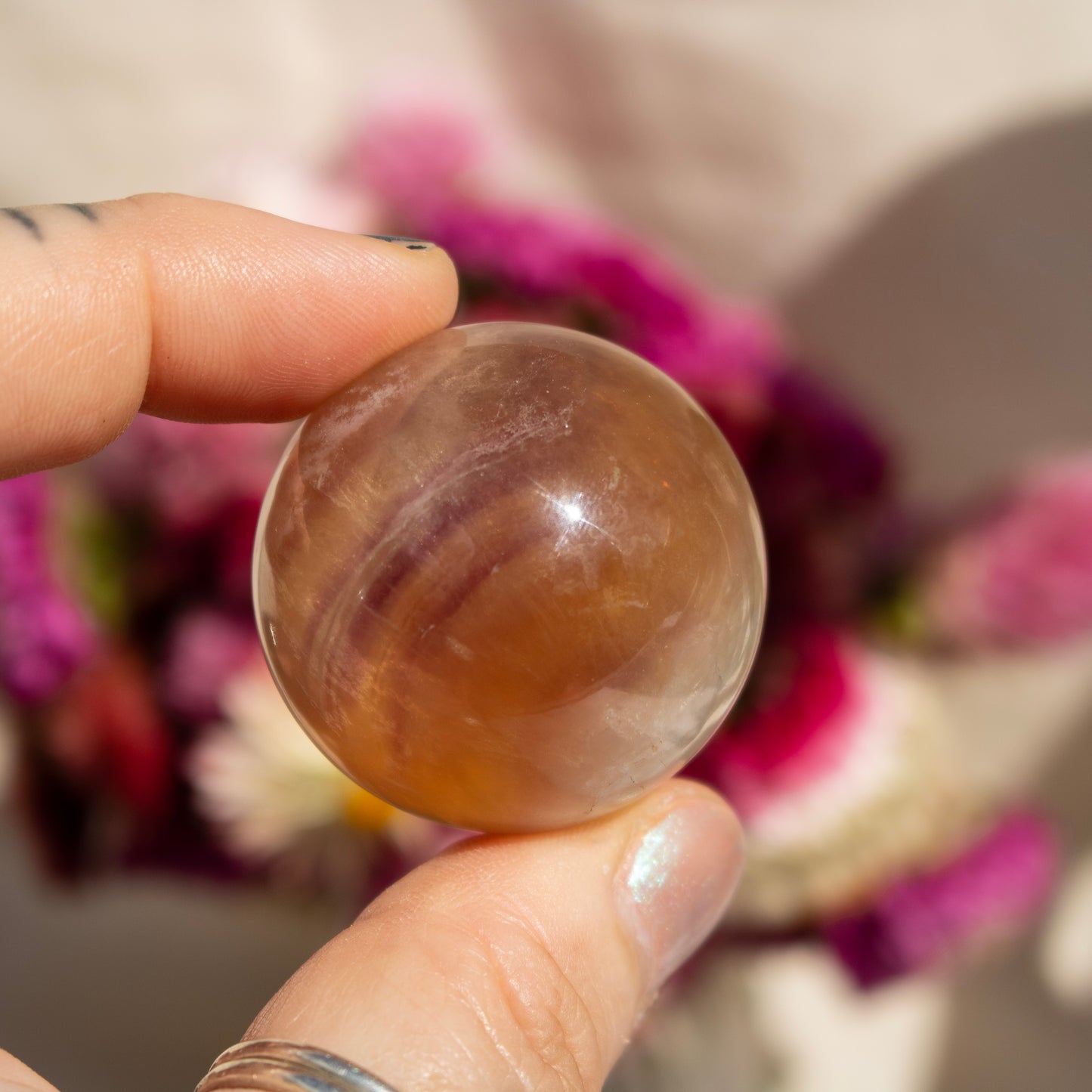Candy Fluorite Sphere