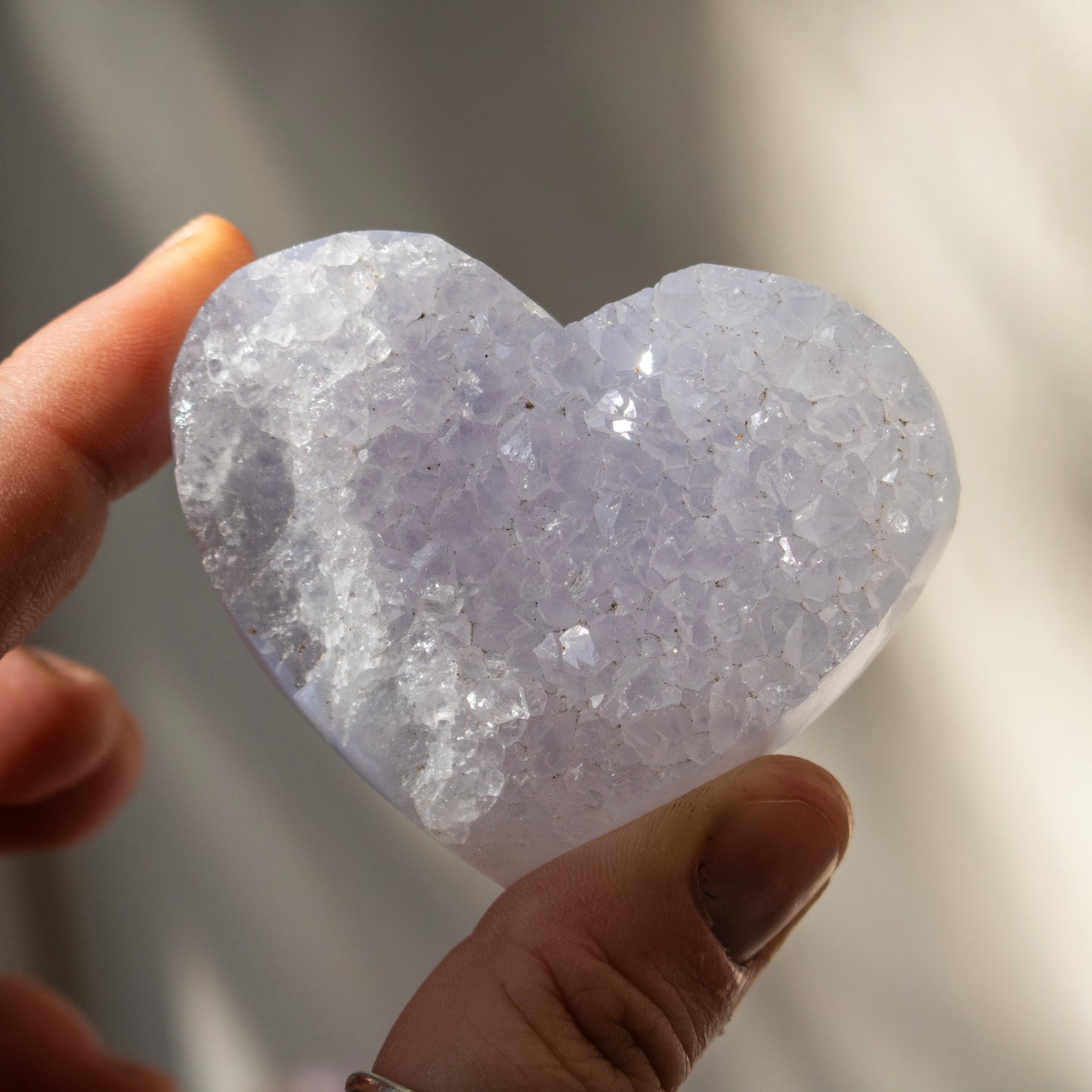 Blue Lace Agate Heart
