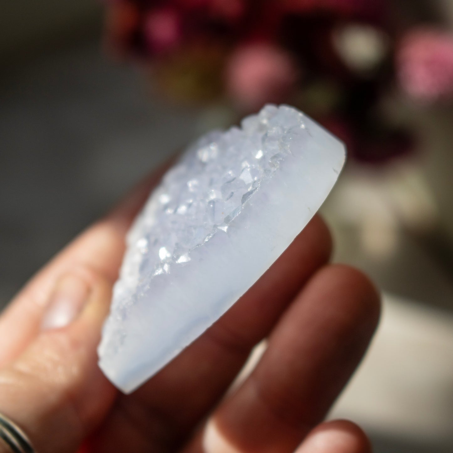 Blue Lace Agate Heart