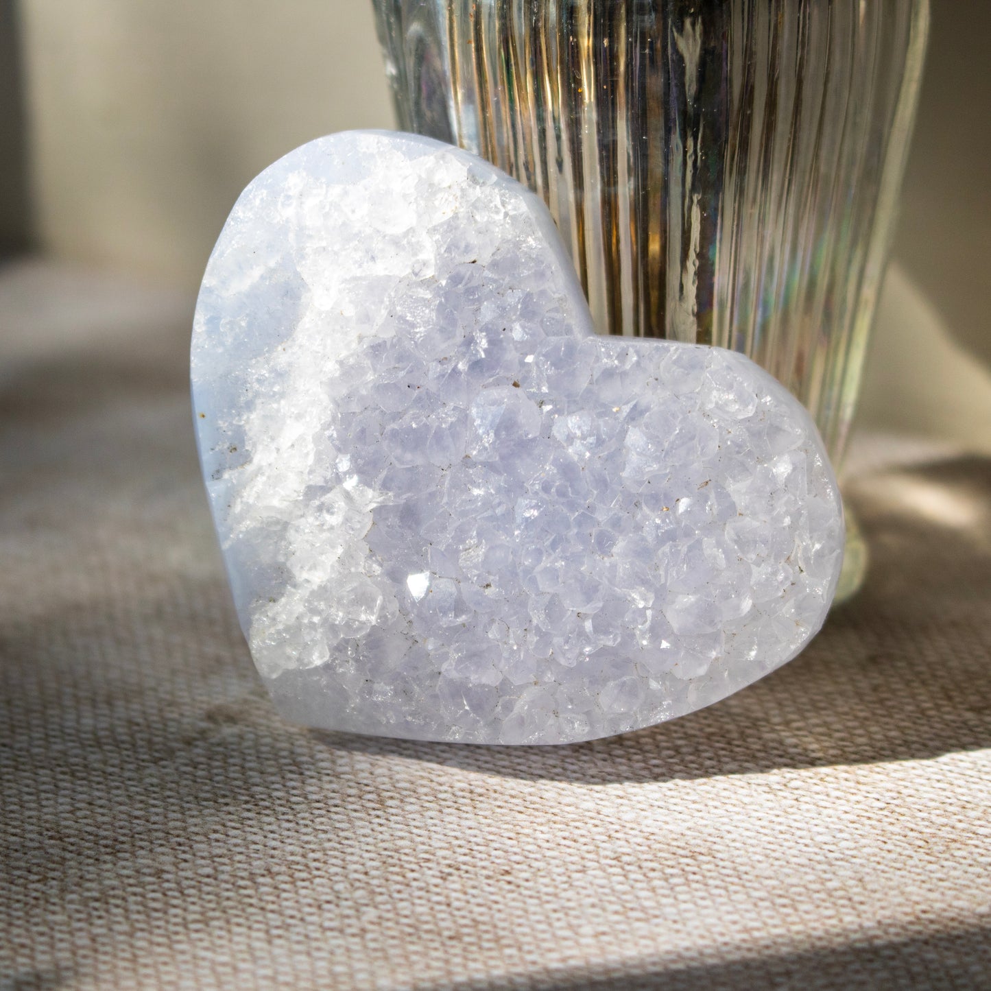 Blue Lace Agate Heart