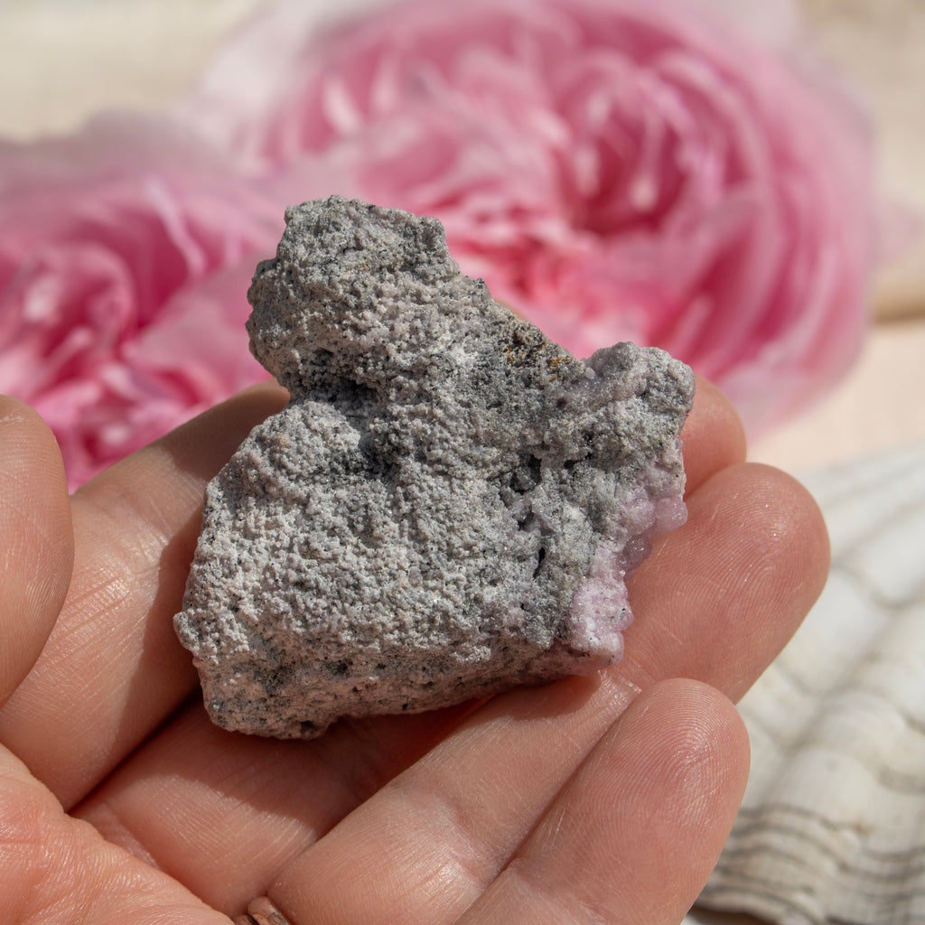 Raw Pink Smithsonite Crystal Cluster