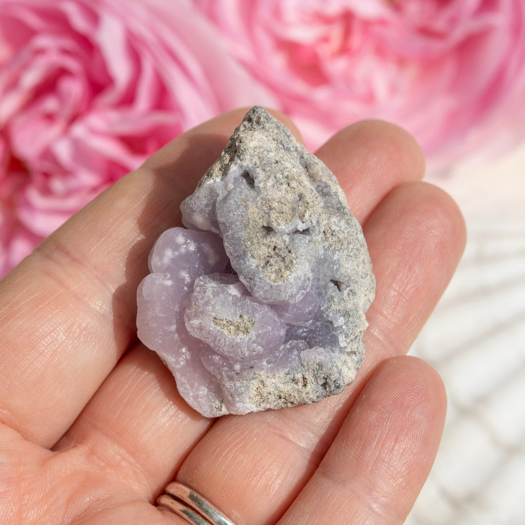 Raw Pink Smithsonite Crystal Cluster