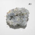 Crystal cluster on a light gray background