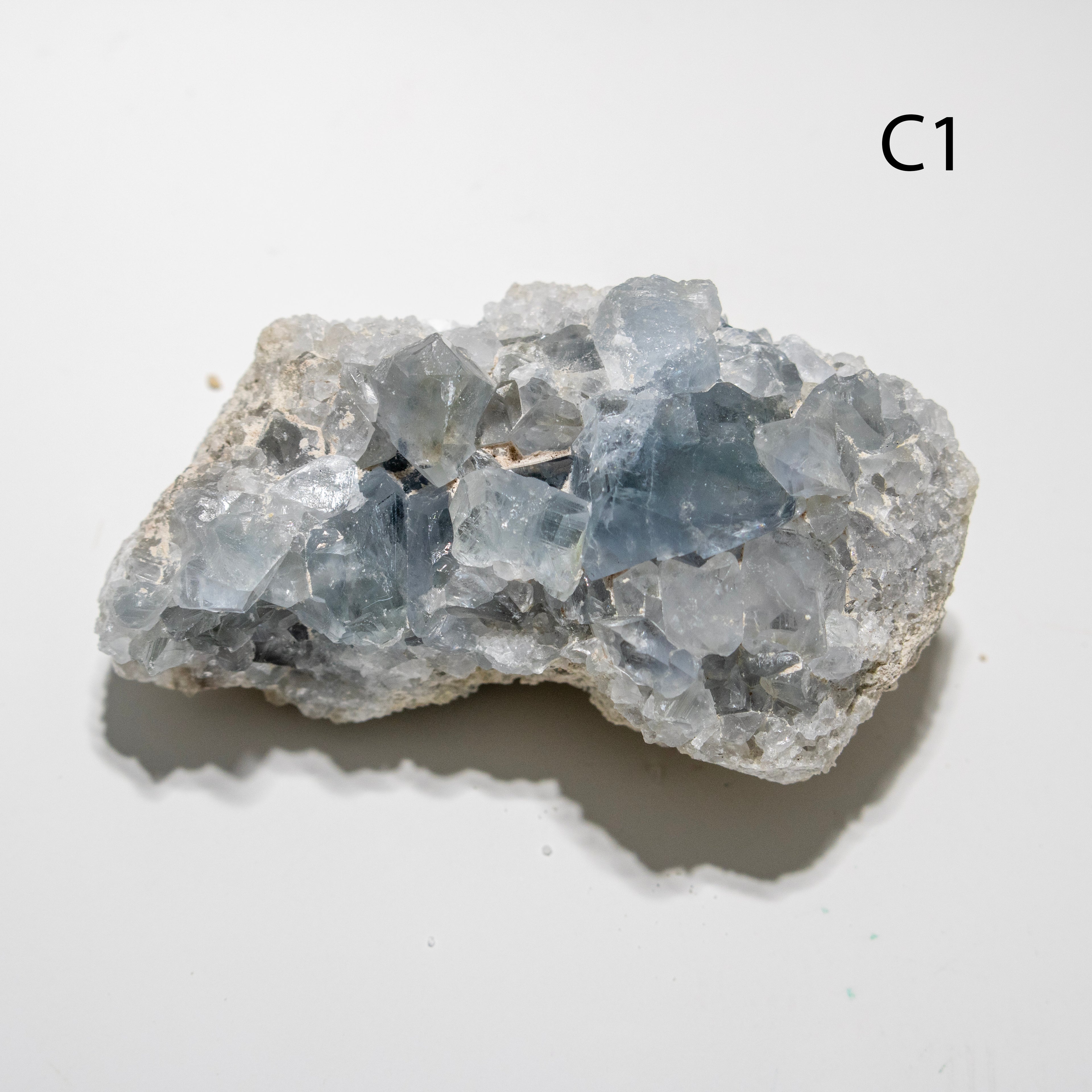 Crystal rock on a white background with 'C1' label