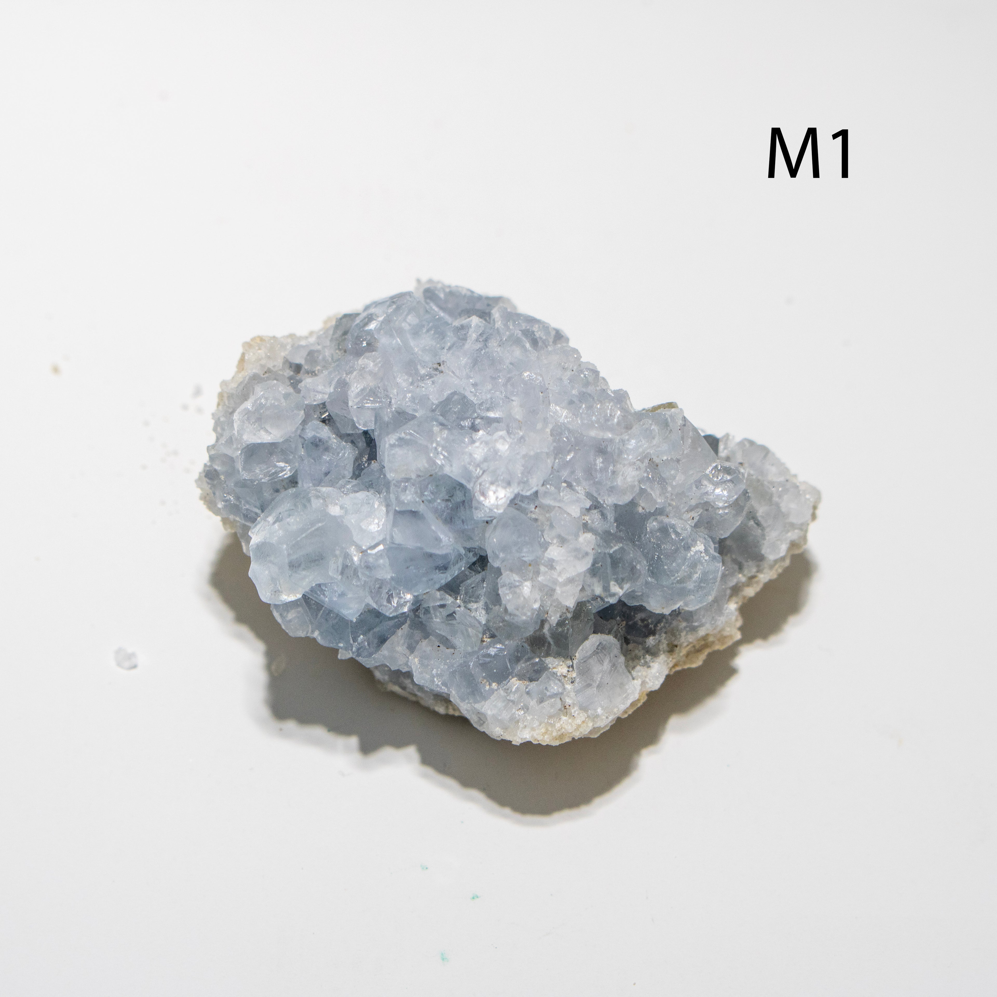 Crystal rock on a white background with 'M1' label
