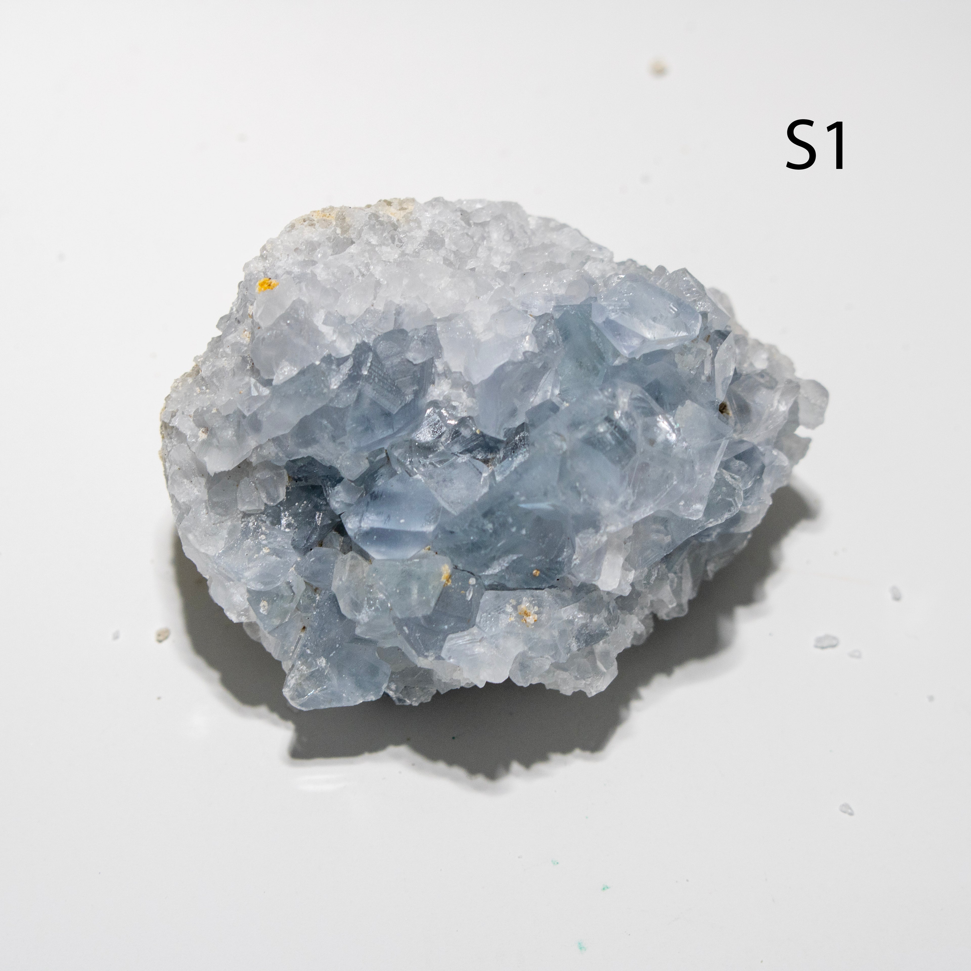 Crystal rock on a white background with 'S1' label