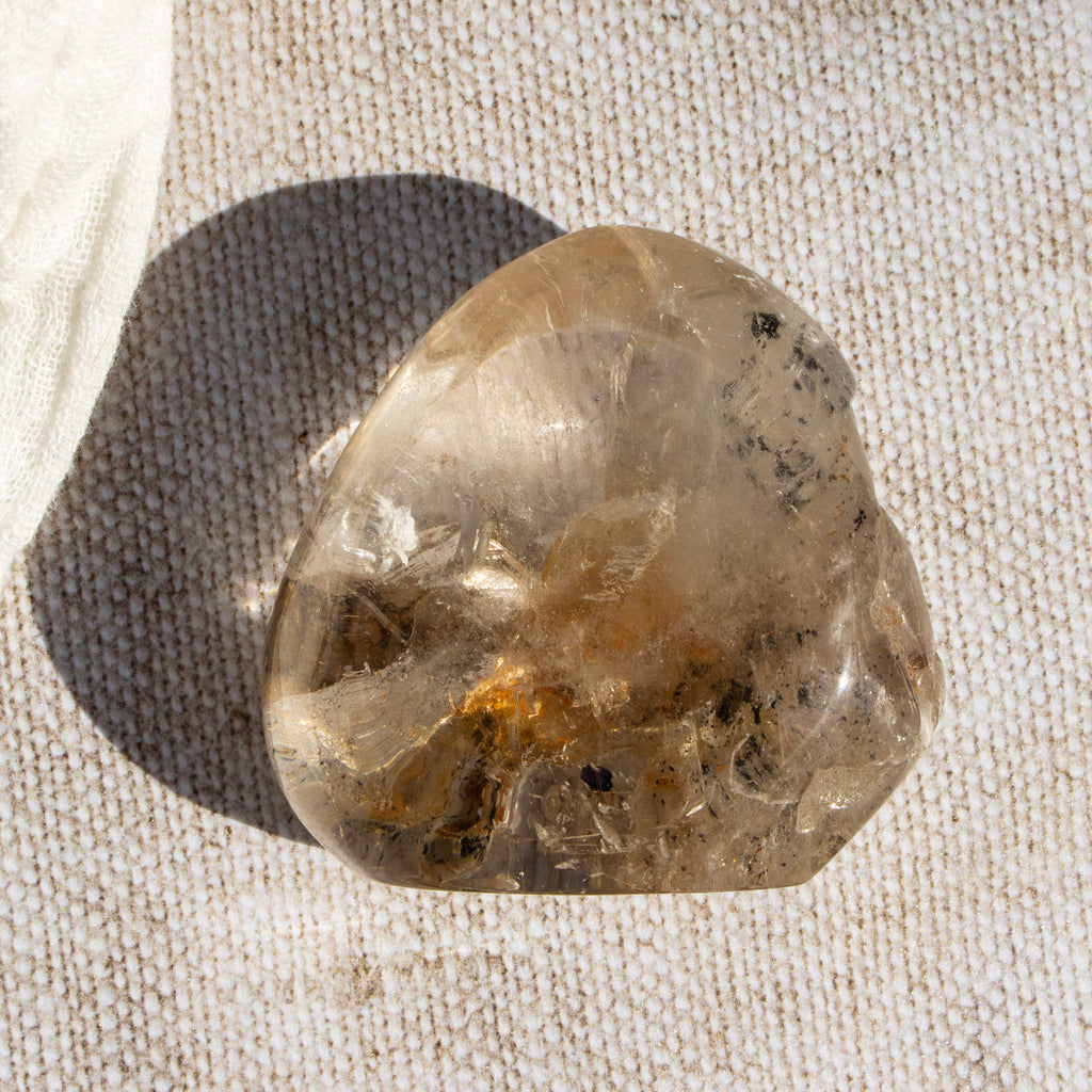 Polished Shaman Quartz Lens
