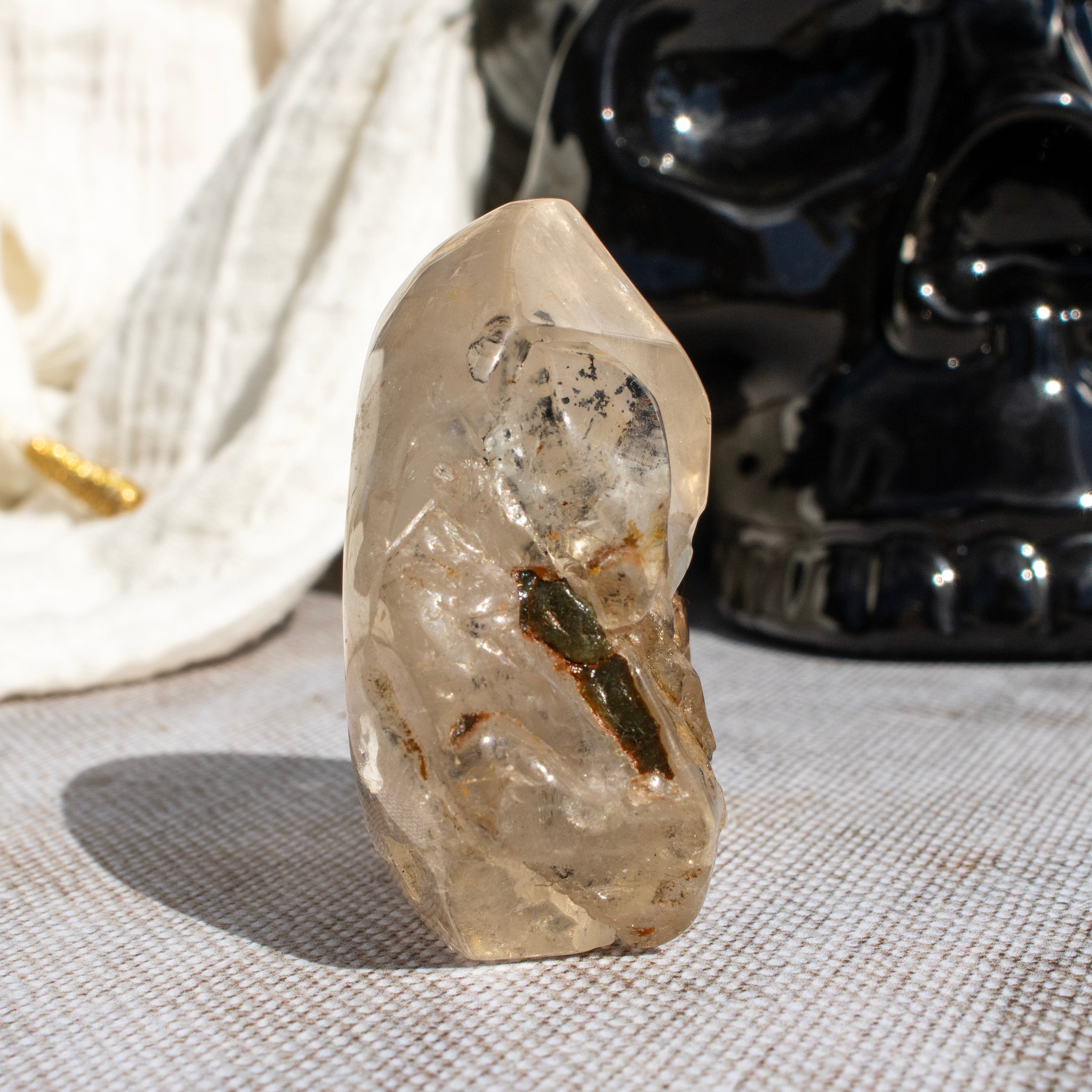 Polished Shaman Quartz Lens