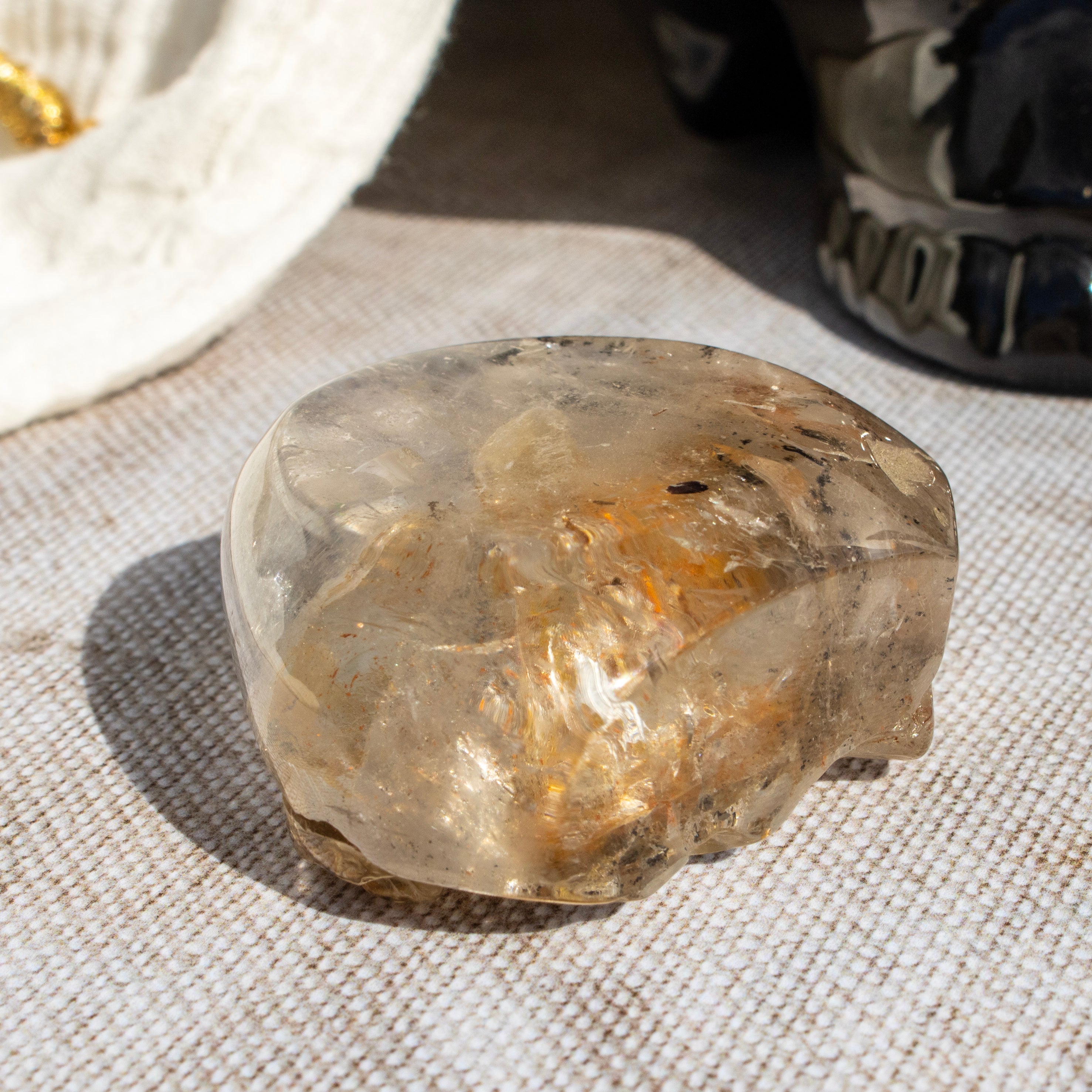 Polished Shaman Quartz Lens