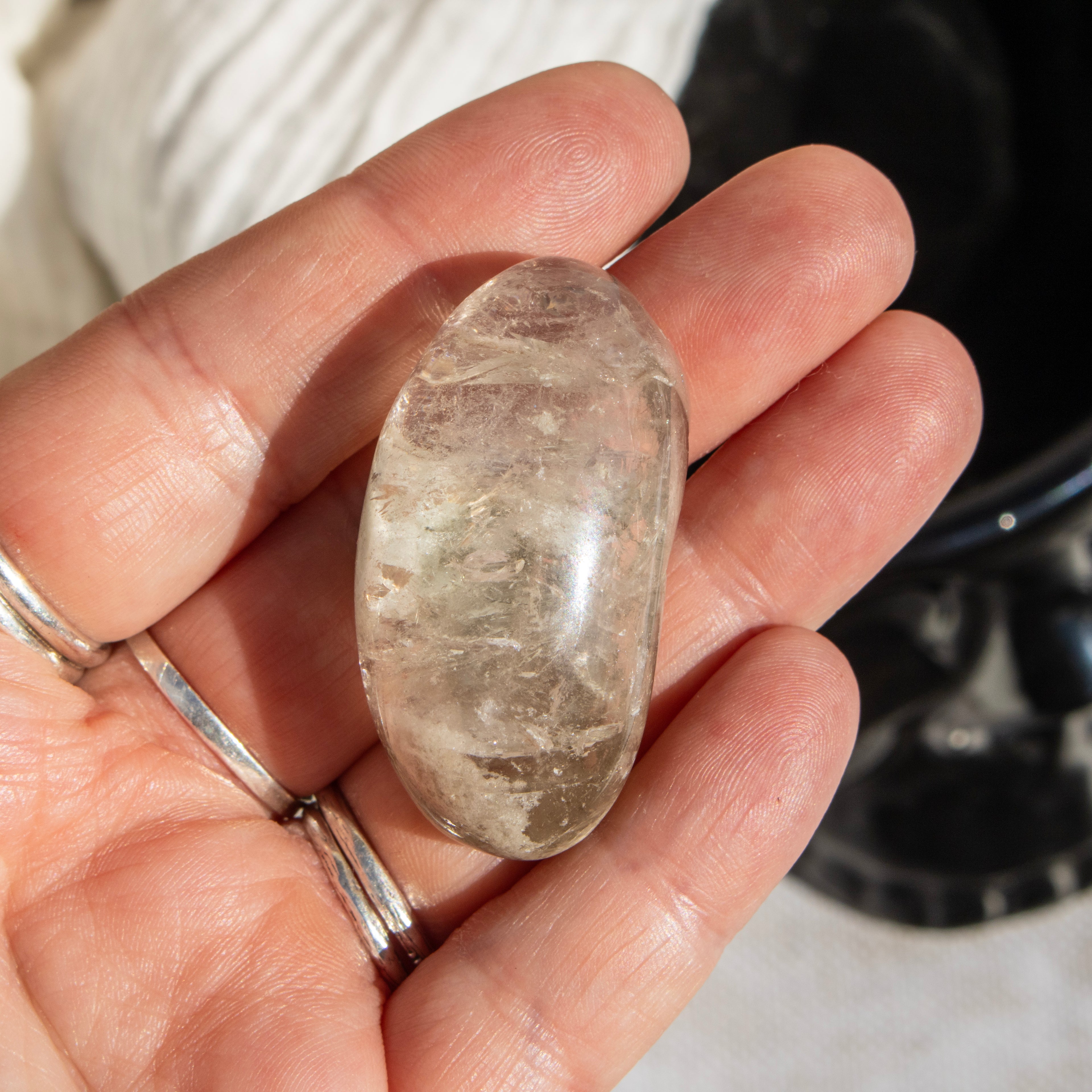 Polished Shaman Quartz Lens