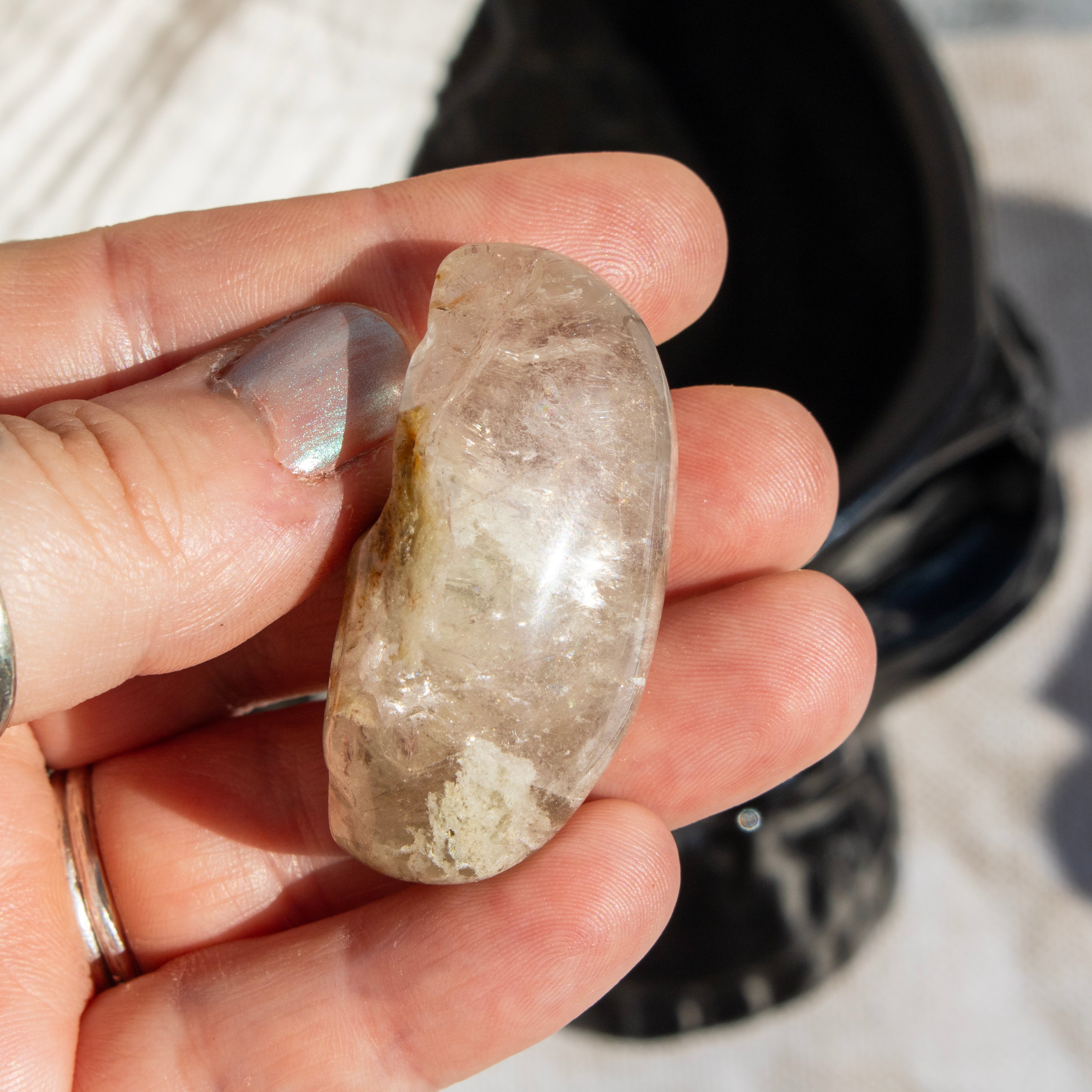 Polished Shaman Quartz Lens